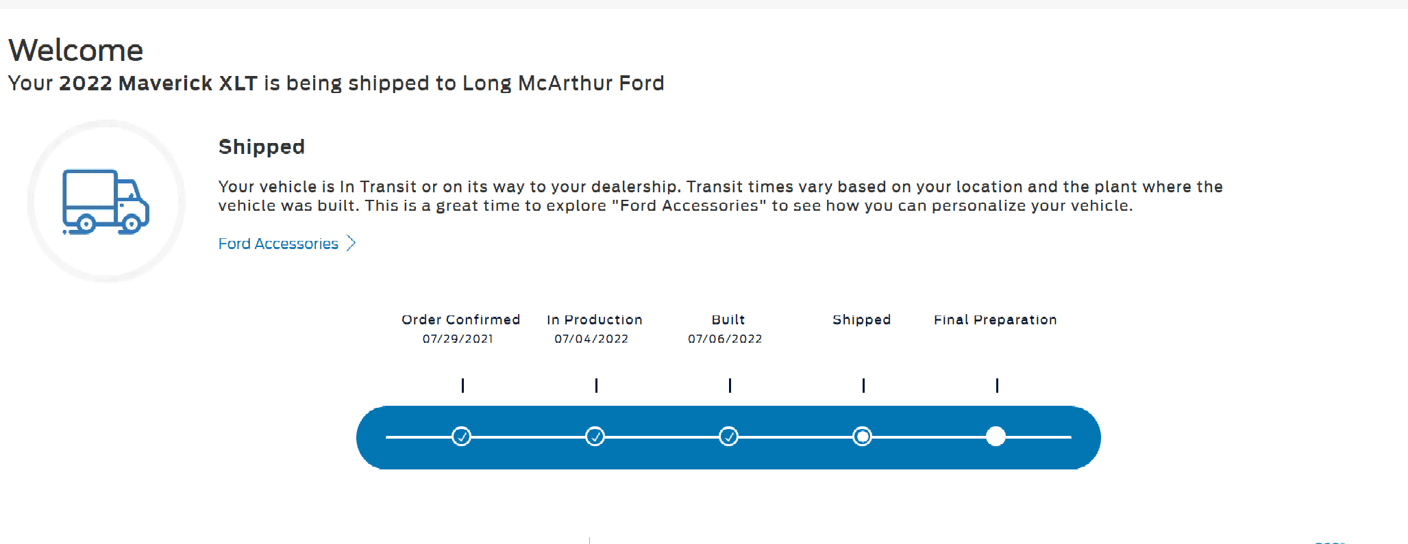 Ford Maverick ⏰ No Maverick Scheduling Next Week (July 4) 1657214024480
