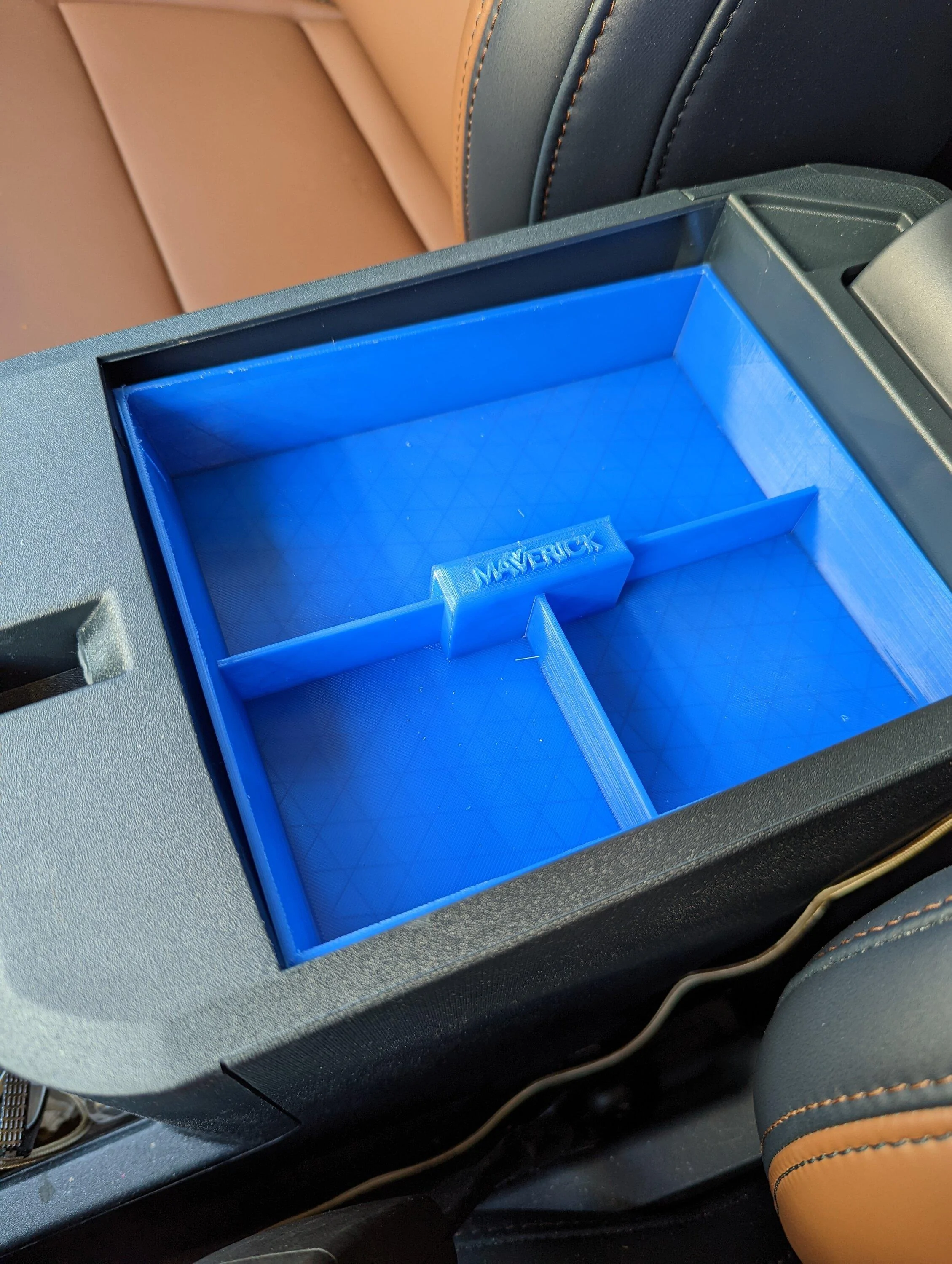 Ford Maverick 3D Printing Files-Trash Can, Console Tray, Cubby PXL_20220708_222436975