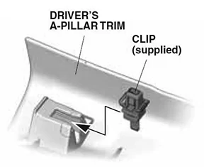 Ford Maverick Cheap auto-dimming, homelink mirror Apillar_cli