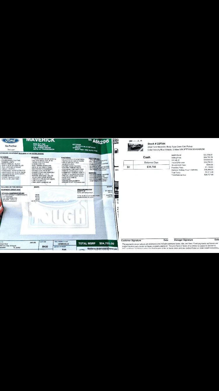 Ford Maverick How much is a 2023 Ford XL Base model Maverick? 30654EB9-5311-42F9-A1A6-283276C42CDA