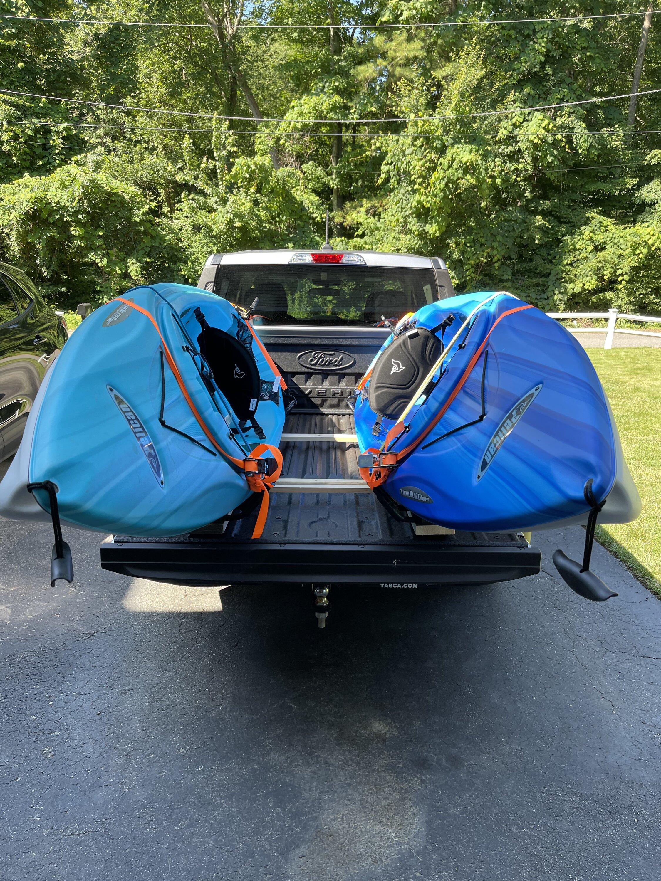 Ford Maverick Homemade double Kayak sled (bed mounted) 88A87129-96F8-4238-AC93-05FF0DEBEF1A