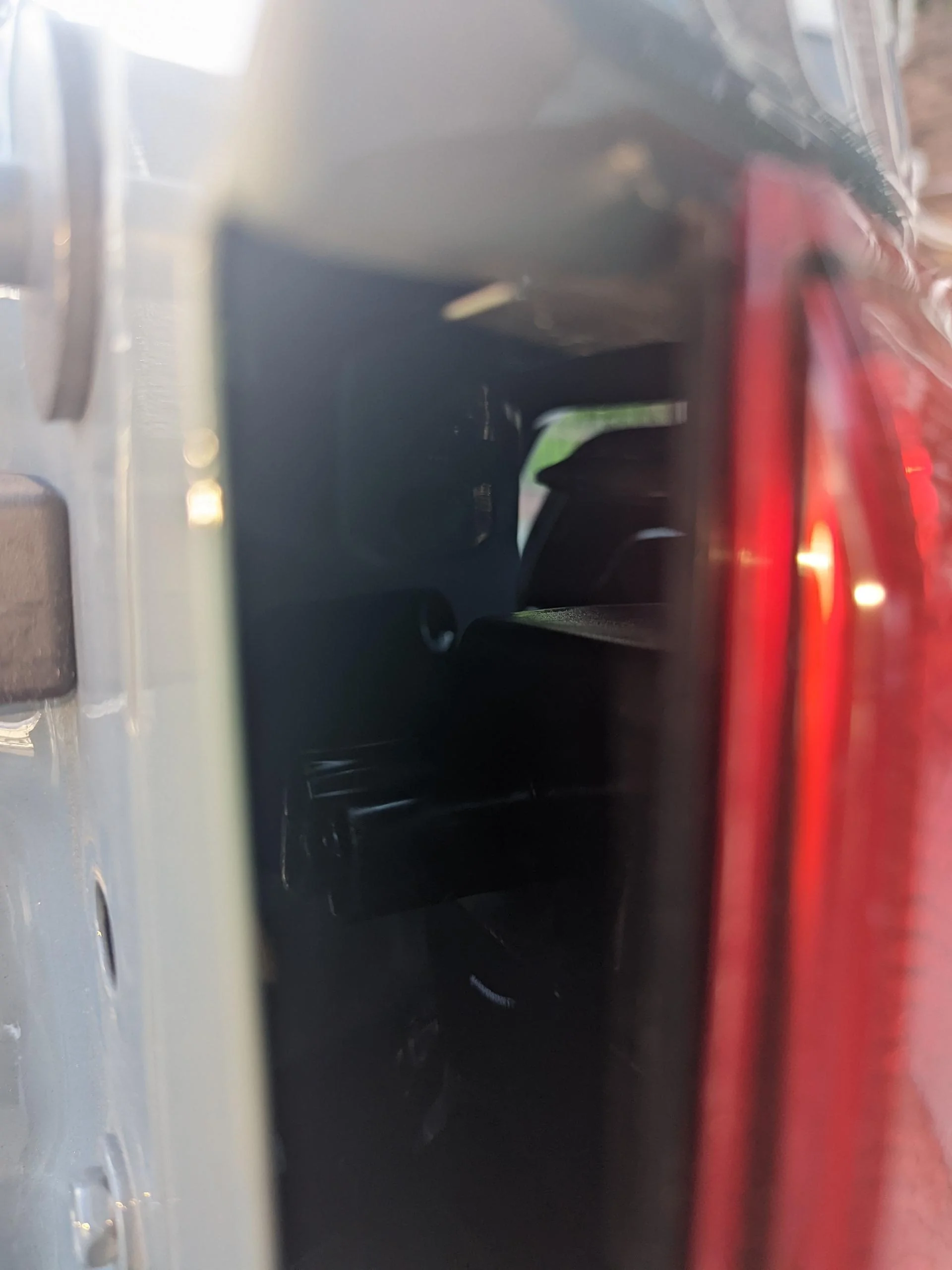 Ford Maverick Rear Passenger Tail Light Damaged by Ebike PXL_20220710_211704626