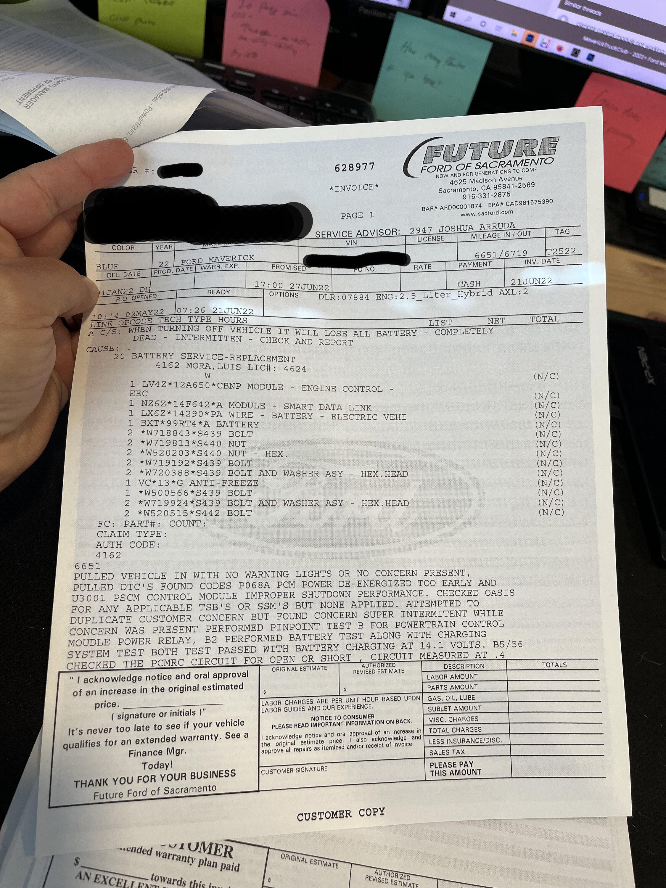 Ford Maverick Intermittent no power isuue IMG-8079-1