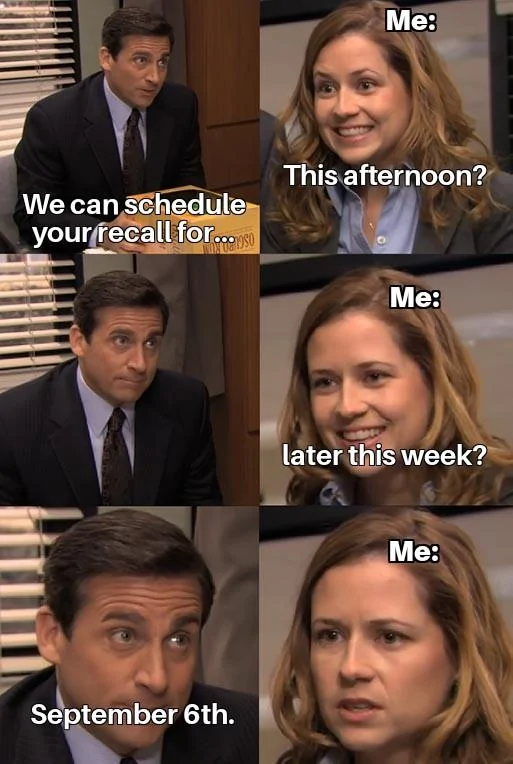 Ford Maverick Maverick Memes -  fun diversion while we wait [ ** NO POLITICS ** ] Michael Scott Telling Pam Something Disappointing 13072022082104