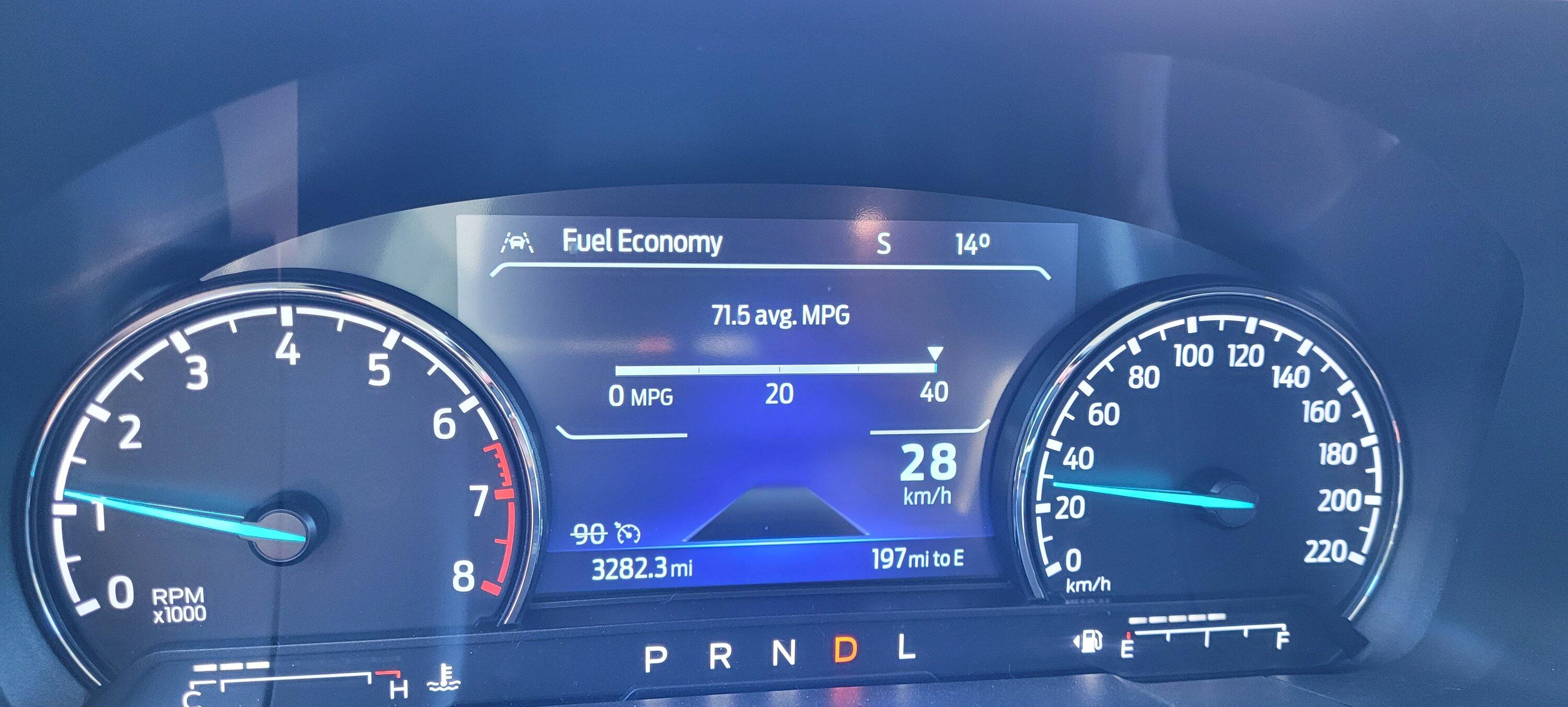 Ford Maverick Real world fuel mileage MPG results by 2.0 EcoBoost owners - check in here 20220624_095115