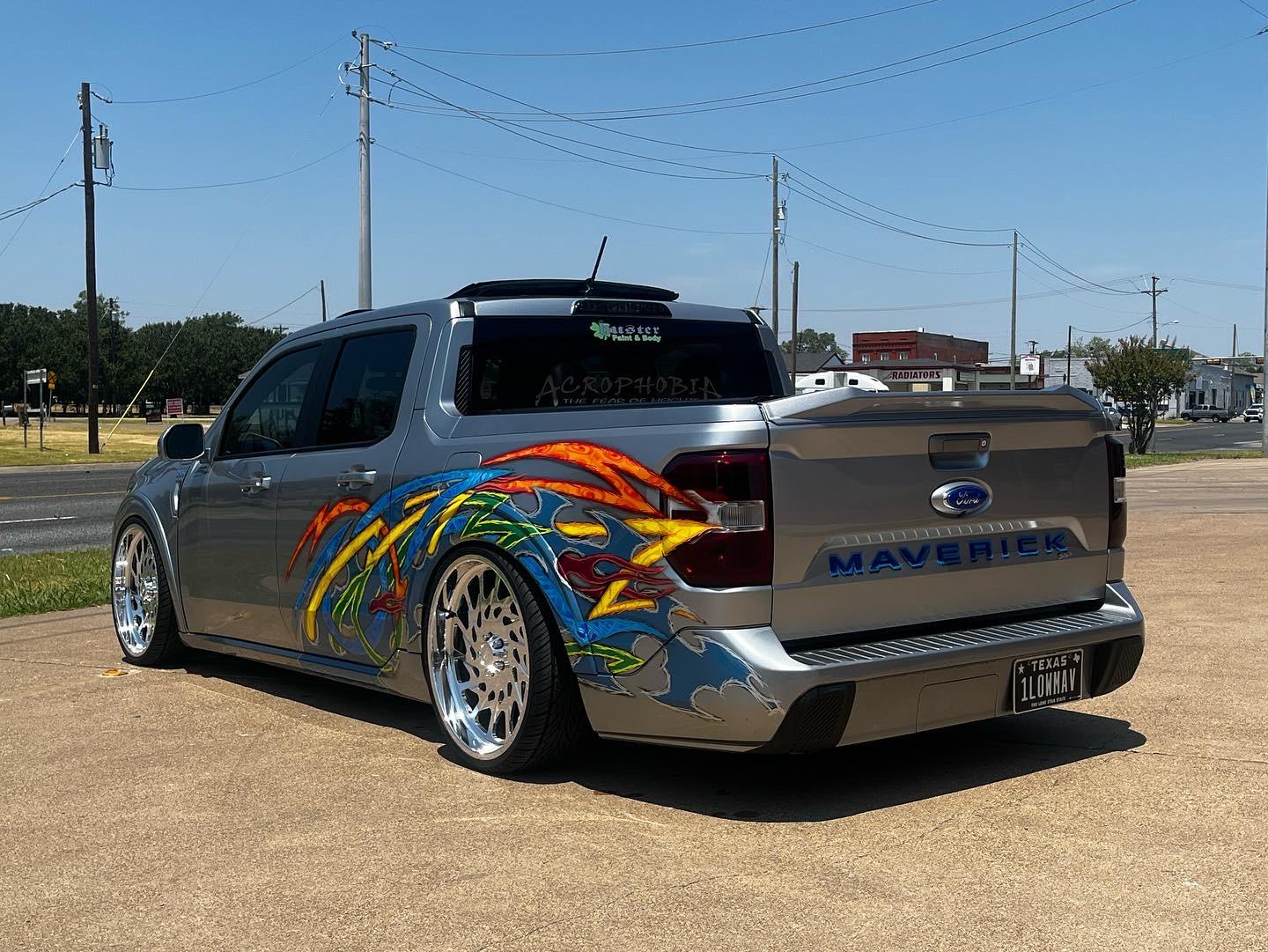 Ford Maverick New 22 inch JTX Forged Psycho wheels on bagged Maverick 76E9C5D2-6C93-4685-B8D9-3C6E5FCD92E1