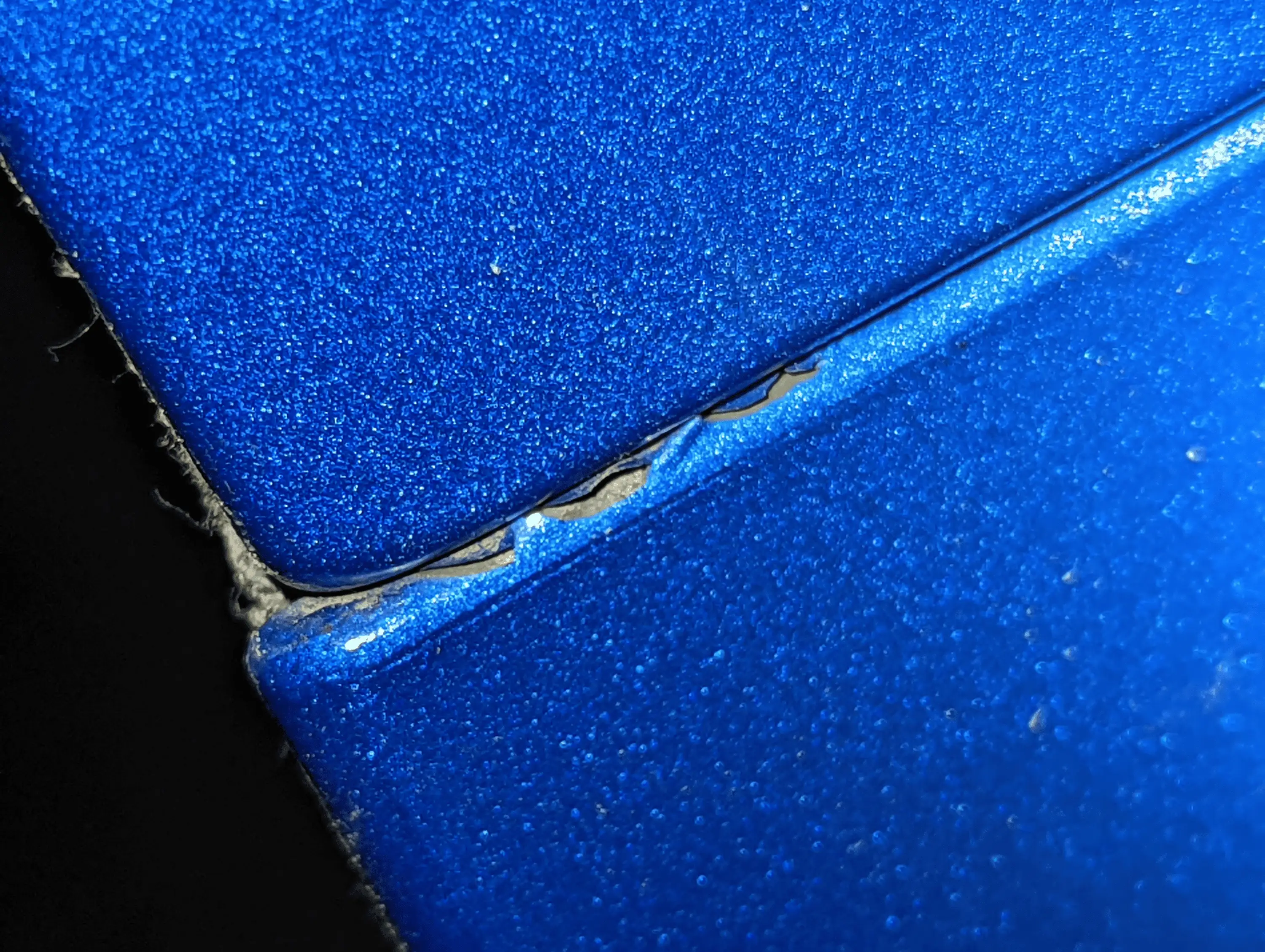 Ford Maverick Paint peeling where bumper and fenders meet markup_575838824 (1)