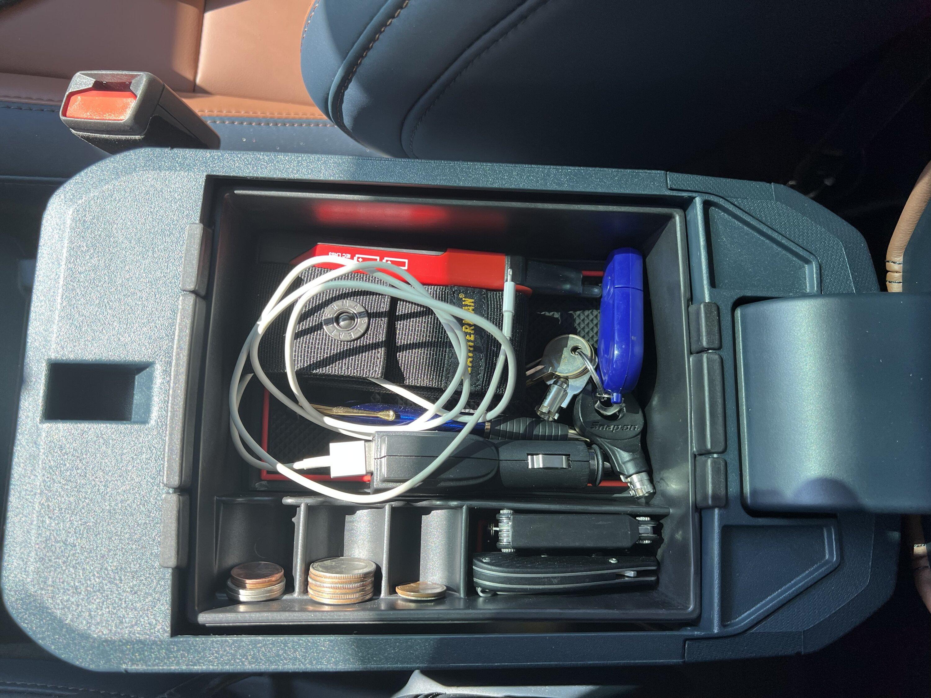 Ford Maverick Another Arm Rest Center Console Storage Option tempImagexAjJSJ