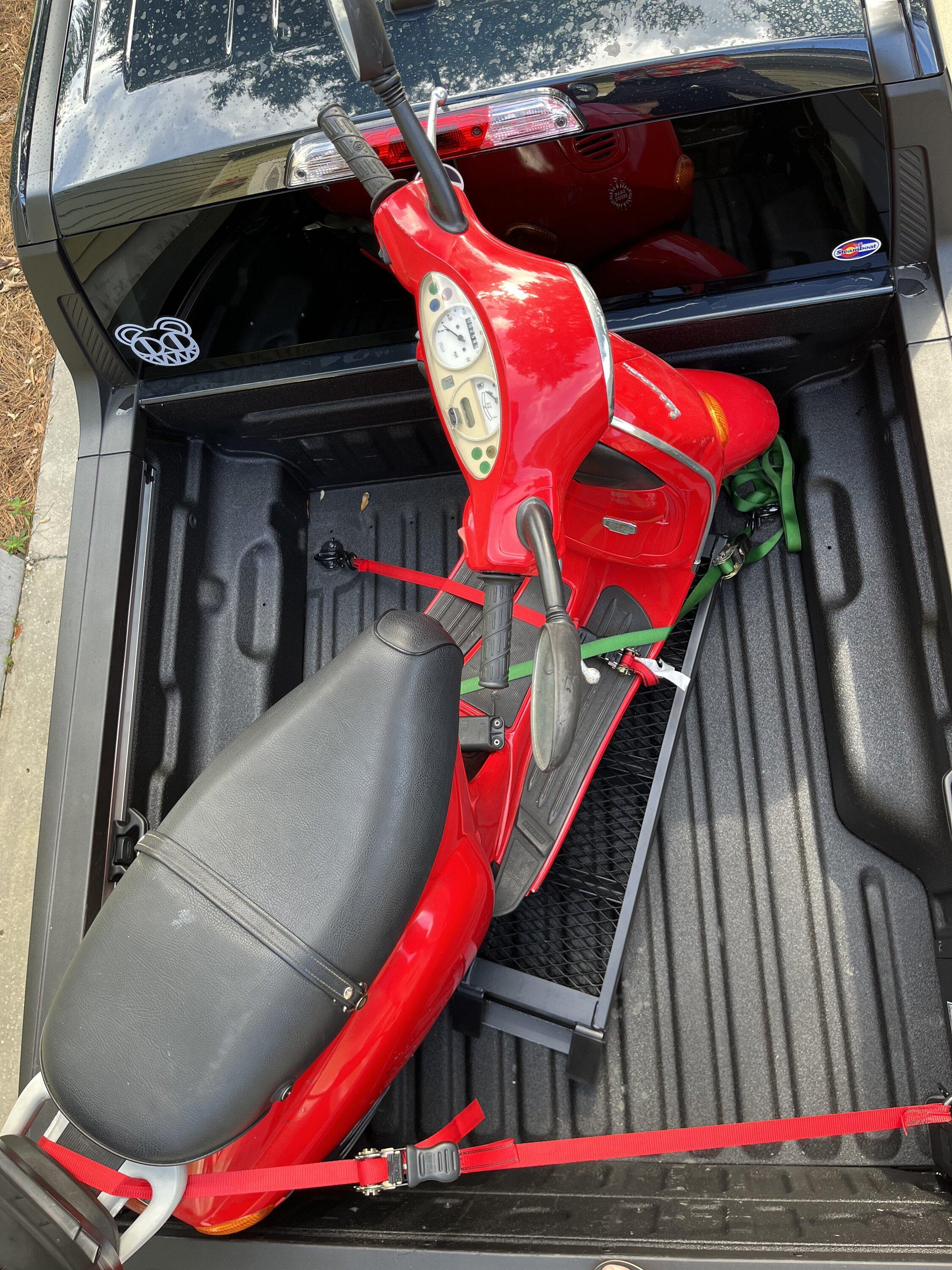 Ford Maverick Vespa fits easily! 69CE4C32-08B9-4B56-A5CE-FE22067A5CB4