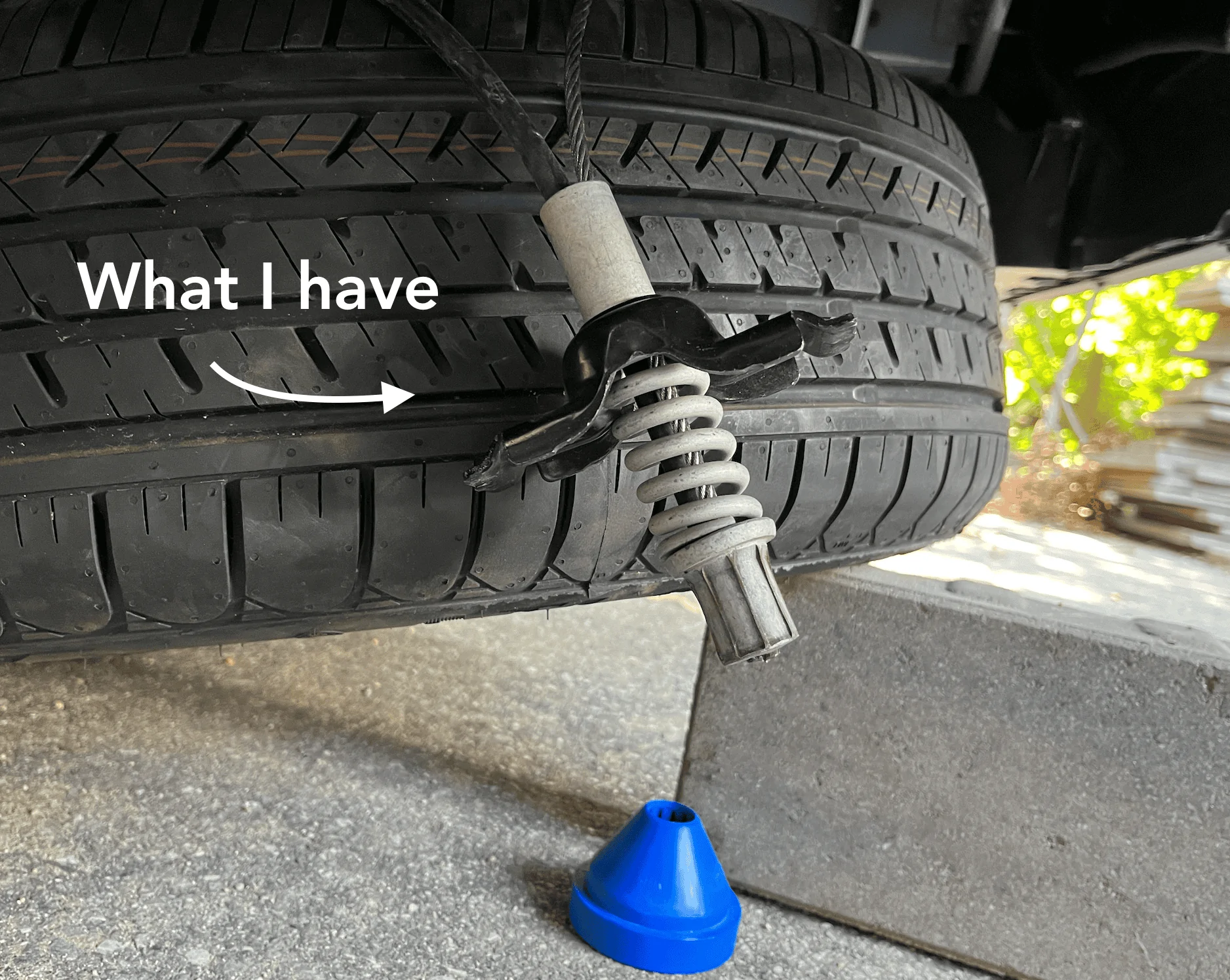 Ford Maverick Spare tire wheel lock Missing Screen Shot 2022-07-15 at 5.35.51 PM