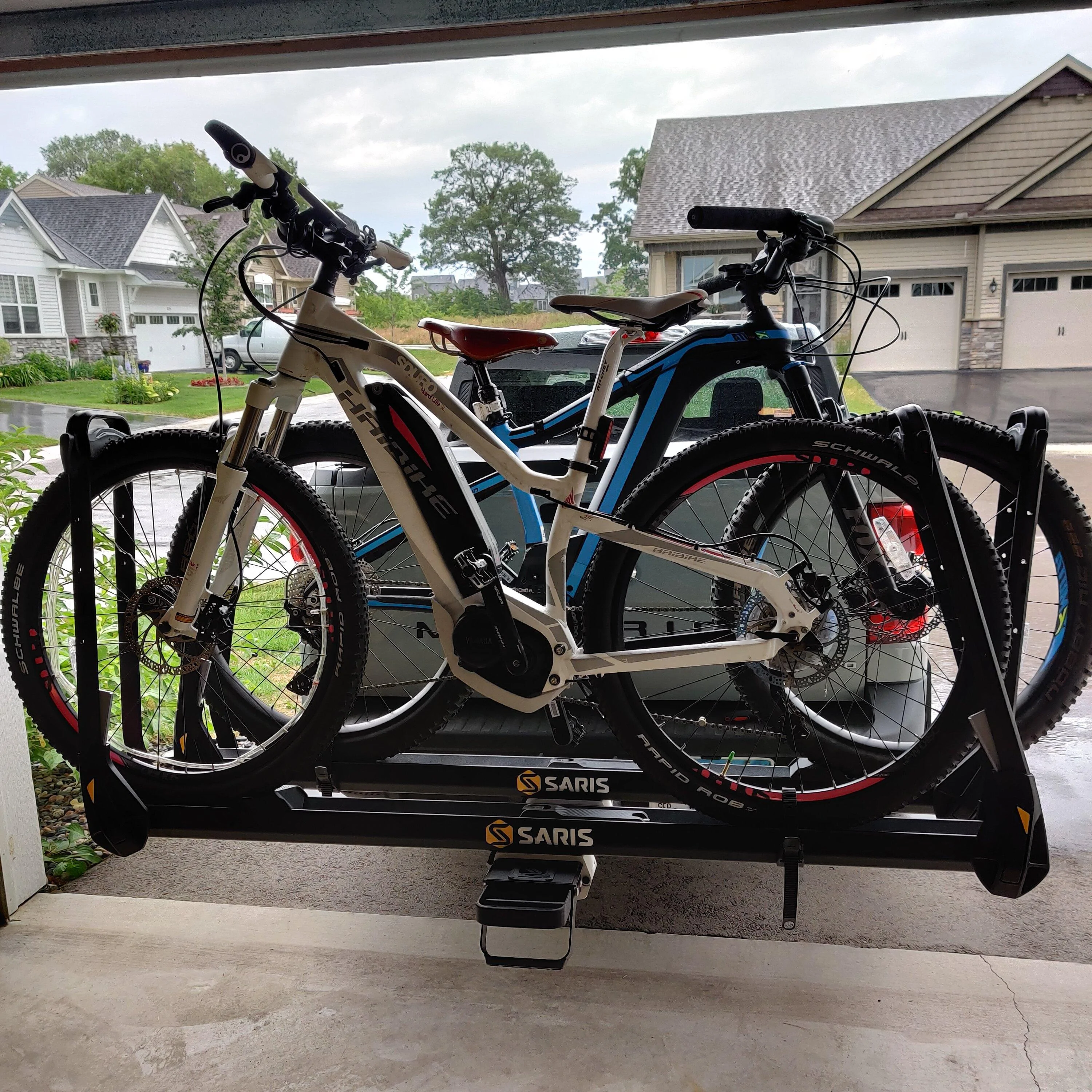 Ford Maverick Saris MHS-2 bike rack IMG_20220702_100119