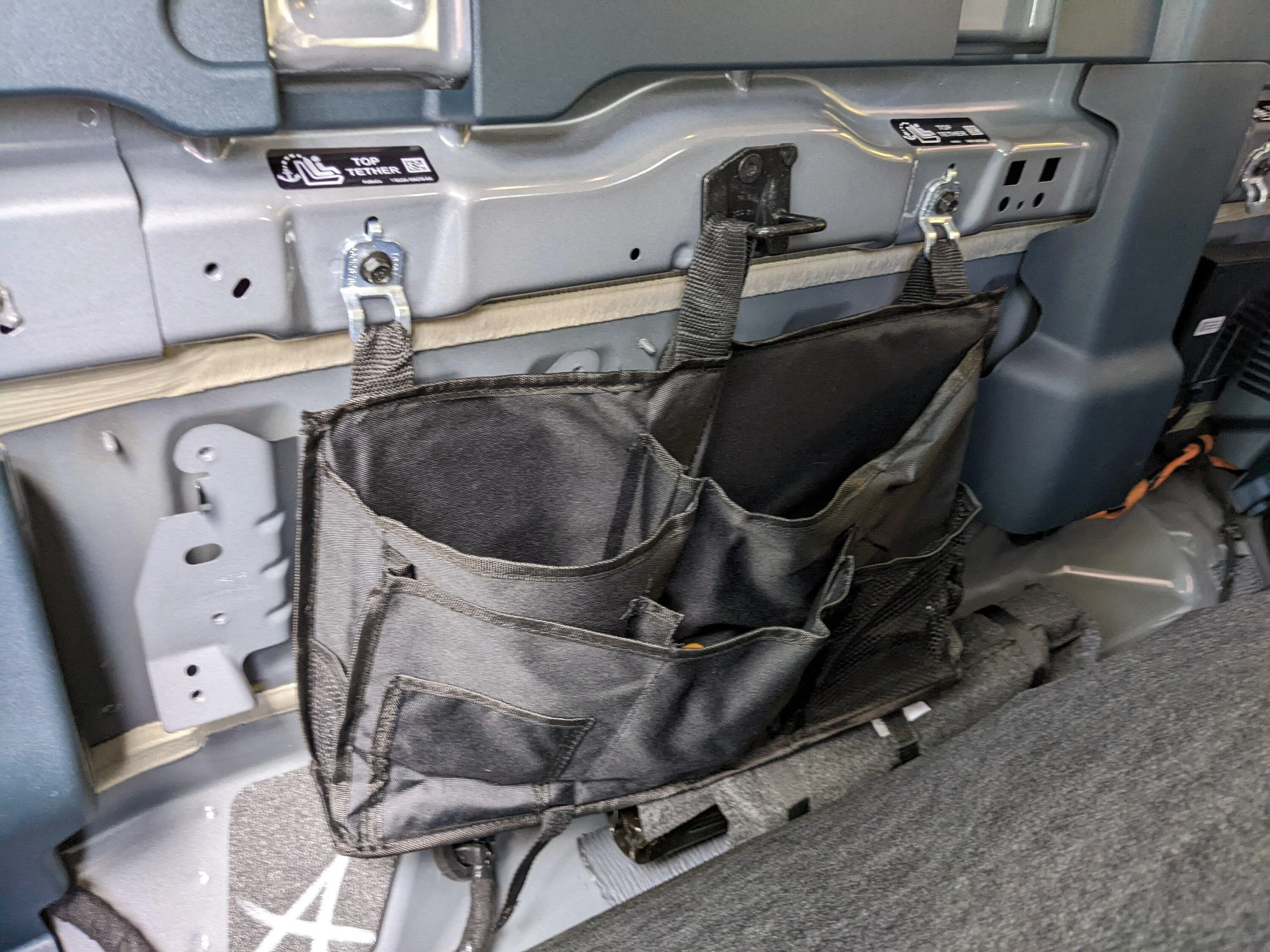 Ford Maverick DIY (Extra Storage) behind rear seats PXL_20220709_162343177