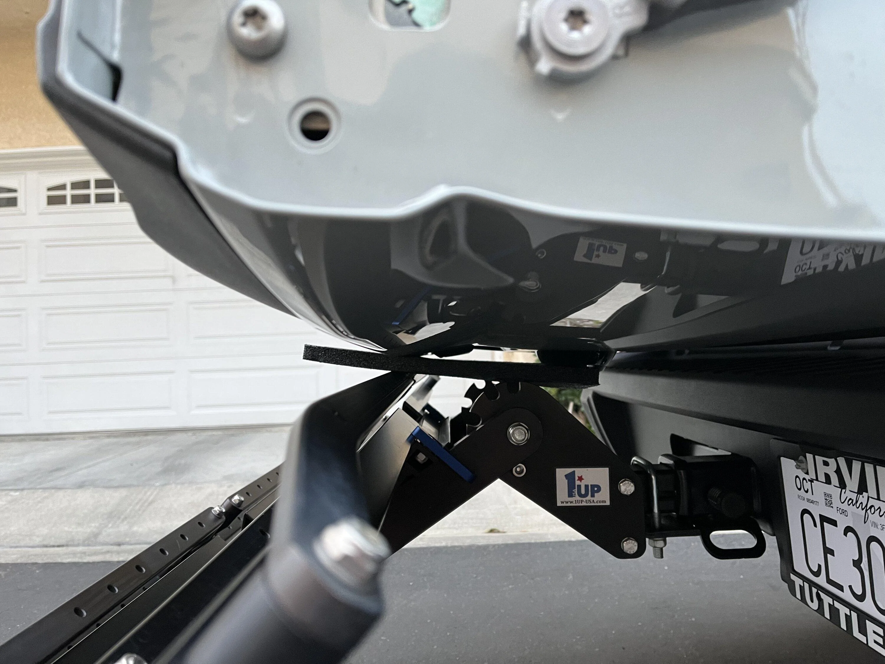 Ford Maverick 1up bike rack installed E057FF67-AE42-4551-8FB6-E83961E563B0
