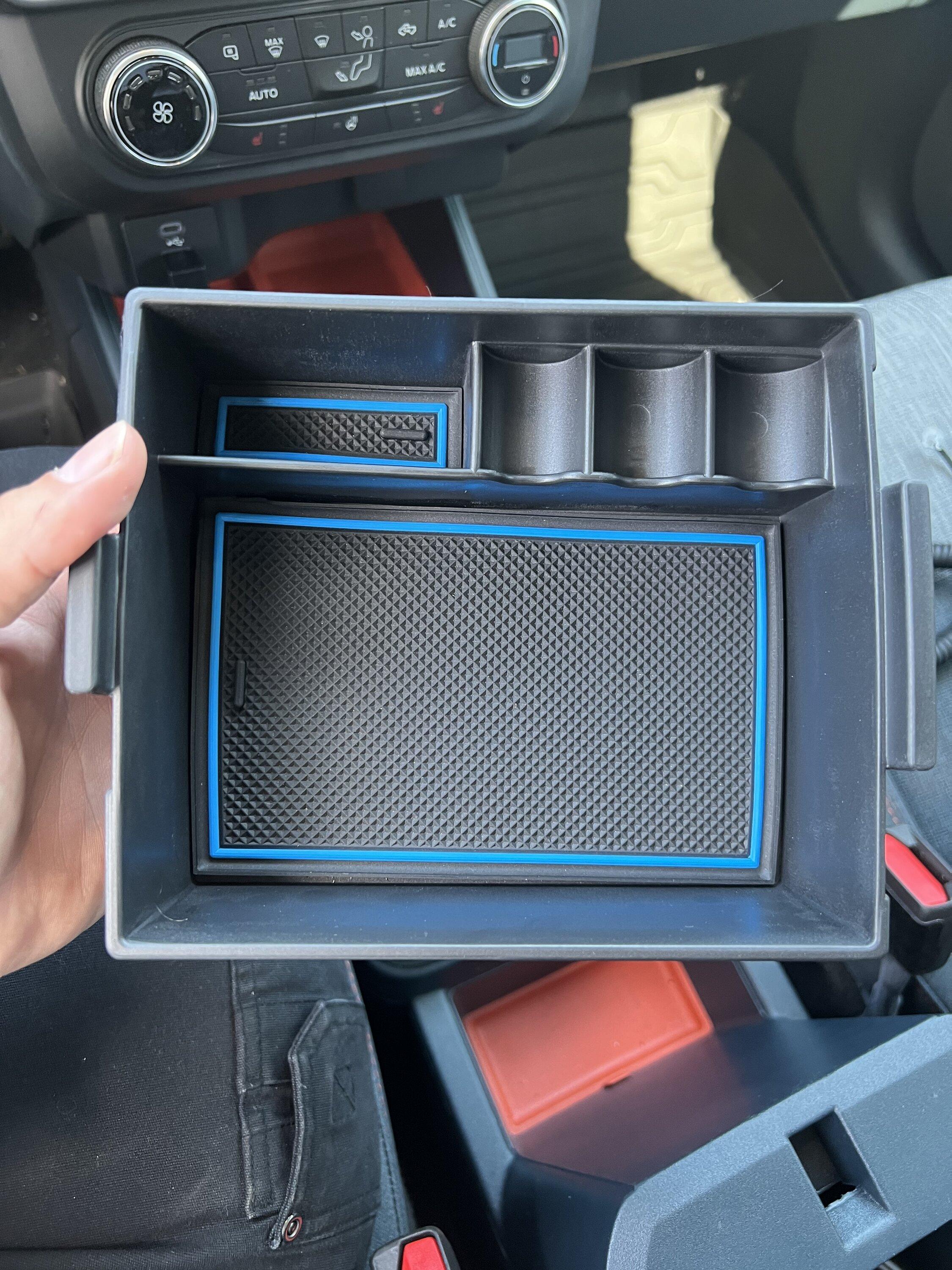 Ford Maverick Center console organizer 2563FF38-5590-4D36-9A09-A2C903BC05BD