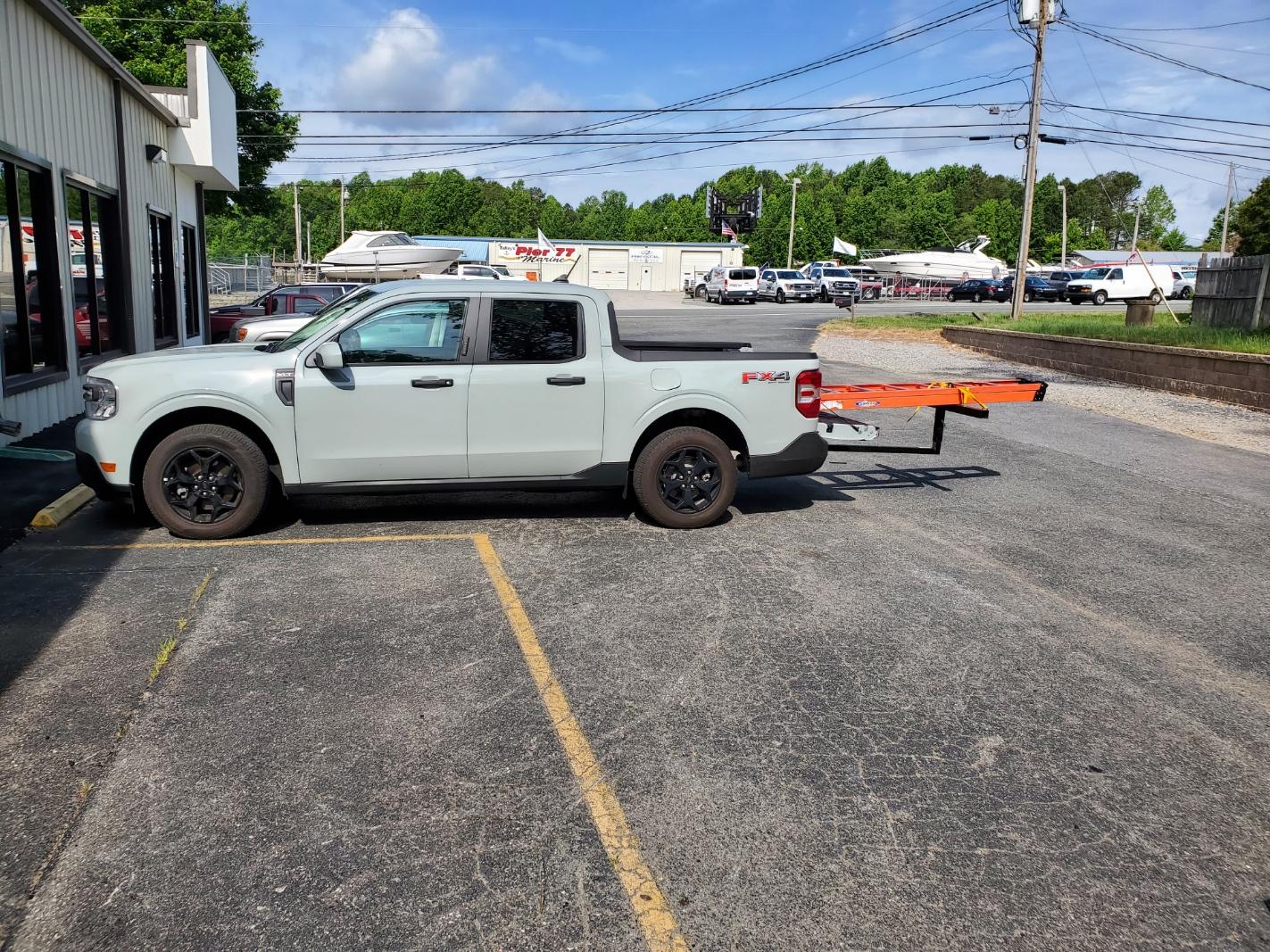 Ford Maverick Has anyone downsized to a Maverick and finding the bed too small? ladder