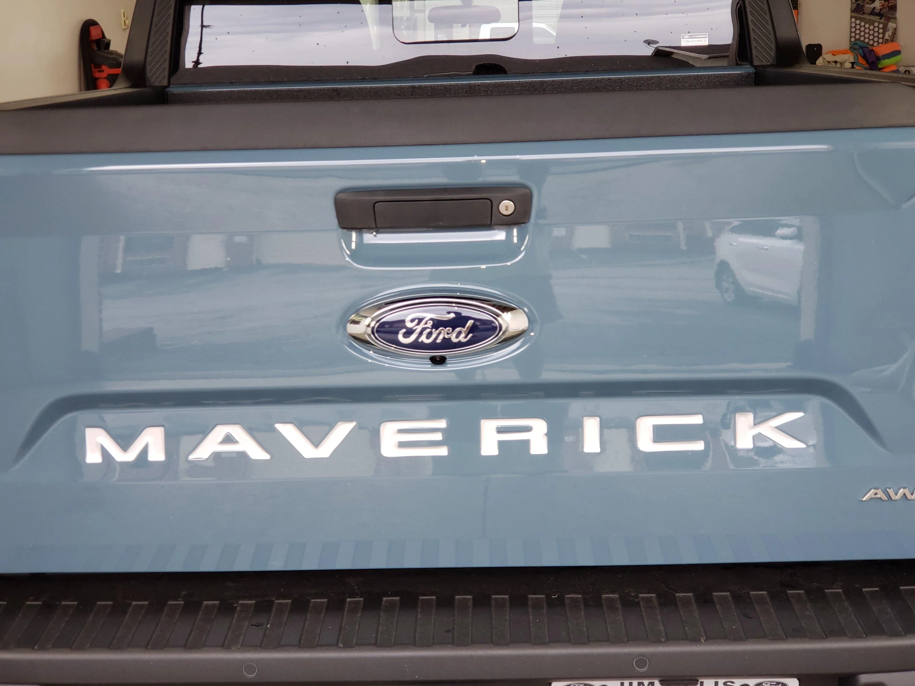 Ford Maverick Tailgate letters 20220719_121051