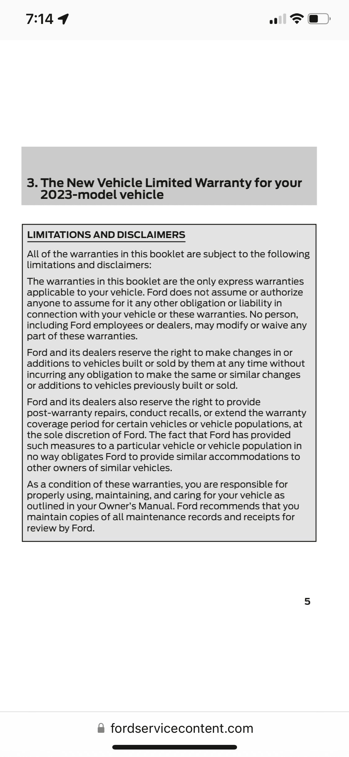 Ford Maverick MY23 Warranty Guide is Available 7723EF23-47D8-462C-AB33-36E9DEC24C19