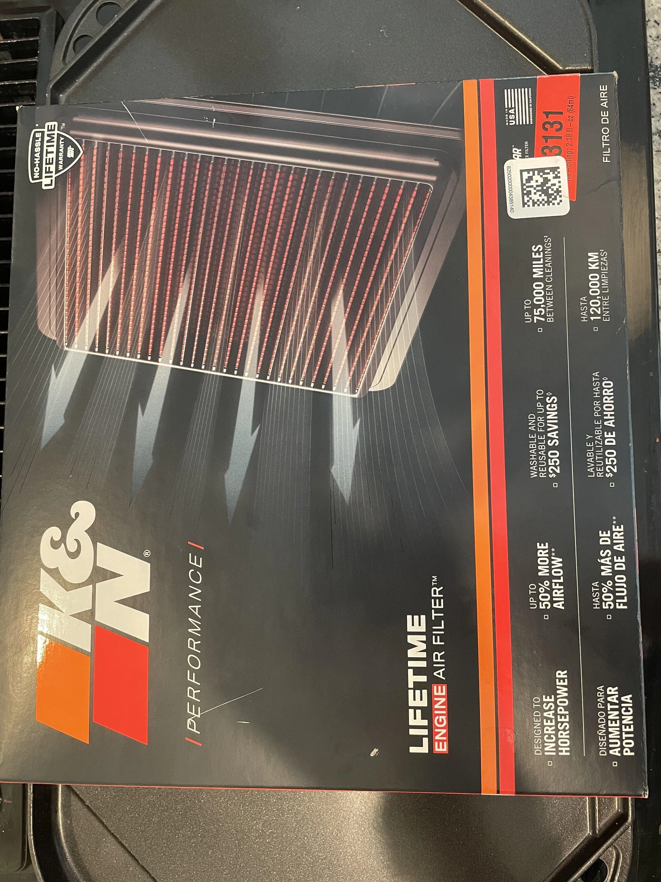 Ford Maverick K&N drop in filter: $20 B062386A-0D00-4641-8928-F67C11992EBA