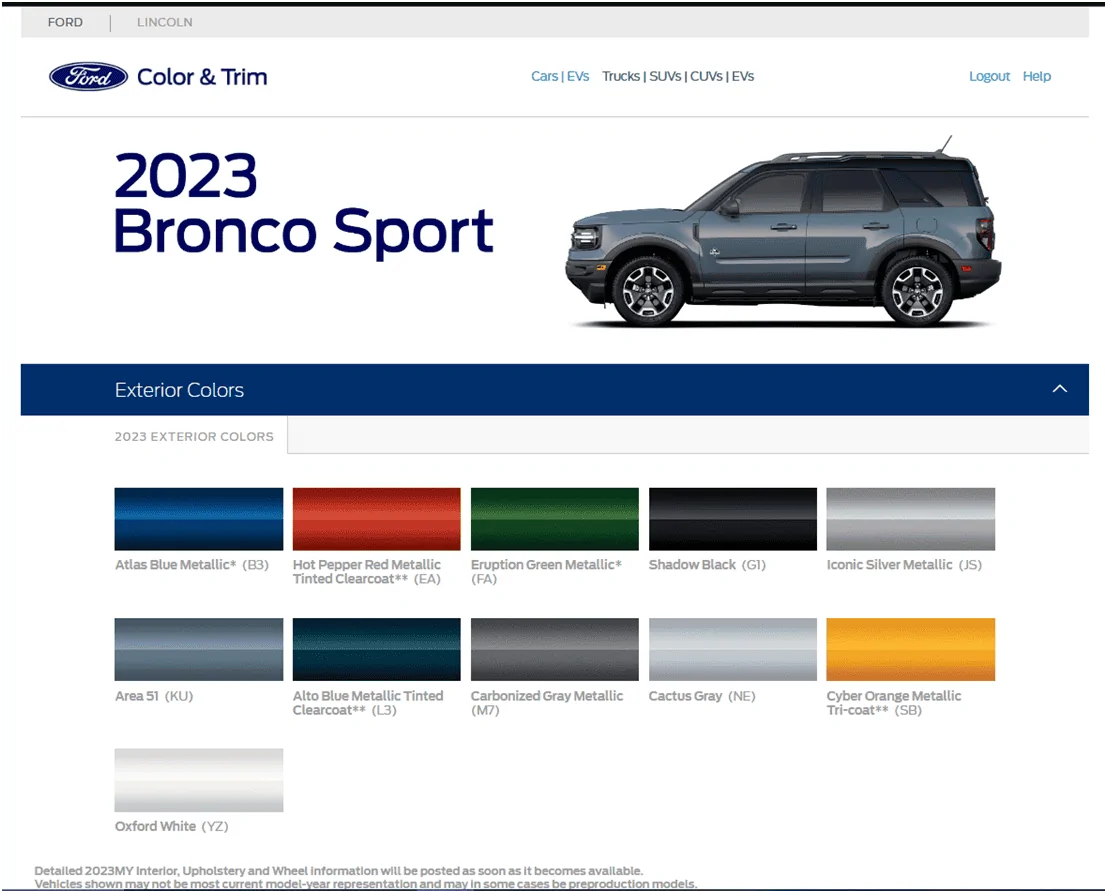 Ford Maverick 2023 Maverick New Colors: Atlas Blue, Avalanche Gray ddddd