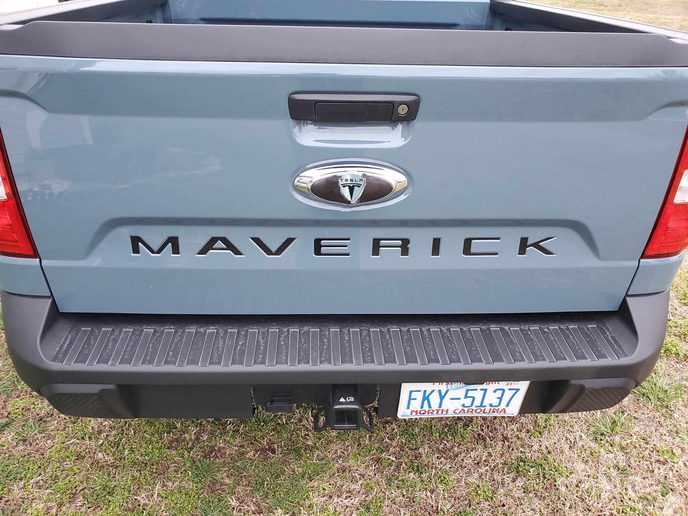 Ford Maverick Lil emblem upgrades.  Nothing crazy but i dig it ... 20220315_190005