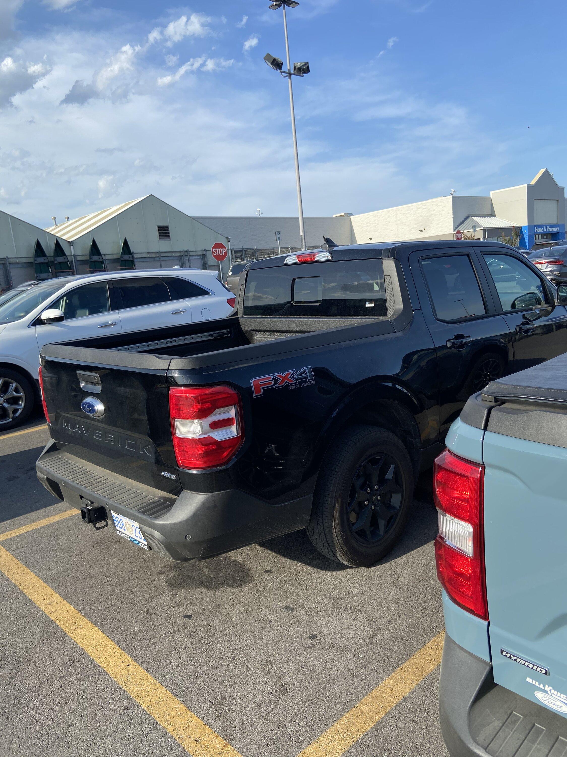 Ford Maverick FX4 AWD shorter than 2wd hybrid FE420670-1C1F-4351-A60B-5F2503546325