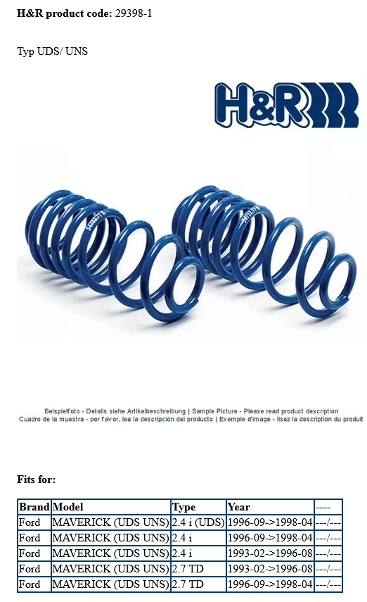 Ford Maverick H&R Maverick specific lowering springs confirmed to be coming 1658975272816