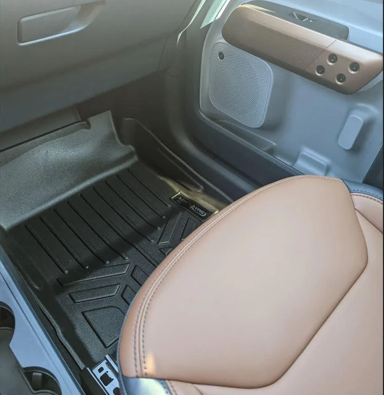 Ford Maverick Smartliner Floor Mats for Hybrid Maverick - Installed Photos Maverick_Smartliner_FrontPassenger