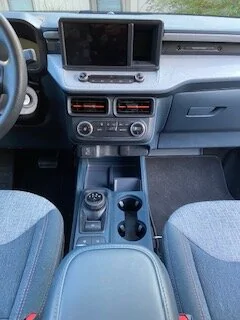 Ford Maverick XLT Interior tray dyed gray IMG_1003