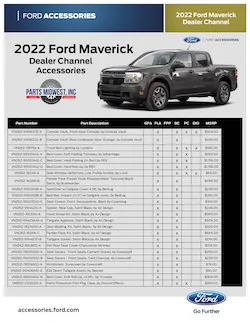 Ford Maverick Color Help!! 2022 Ford Maverick Dealer Accessories Page 1 2