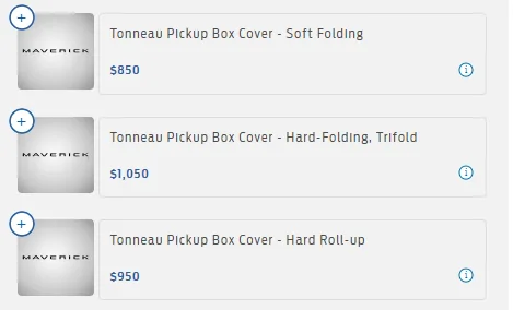 Ford Maverick Ford Accessories list for 2022 Ford Maverick - available now for ordering 🛒 1631129144636