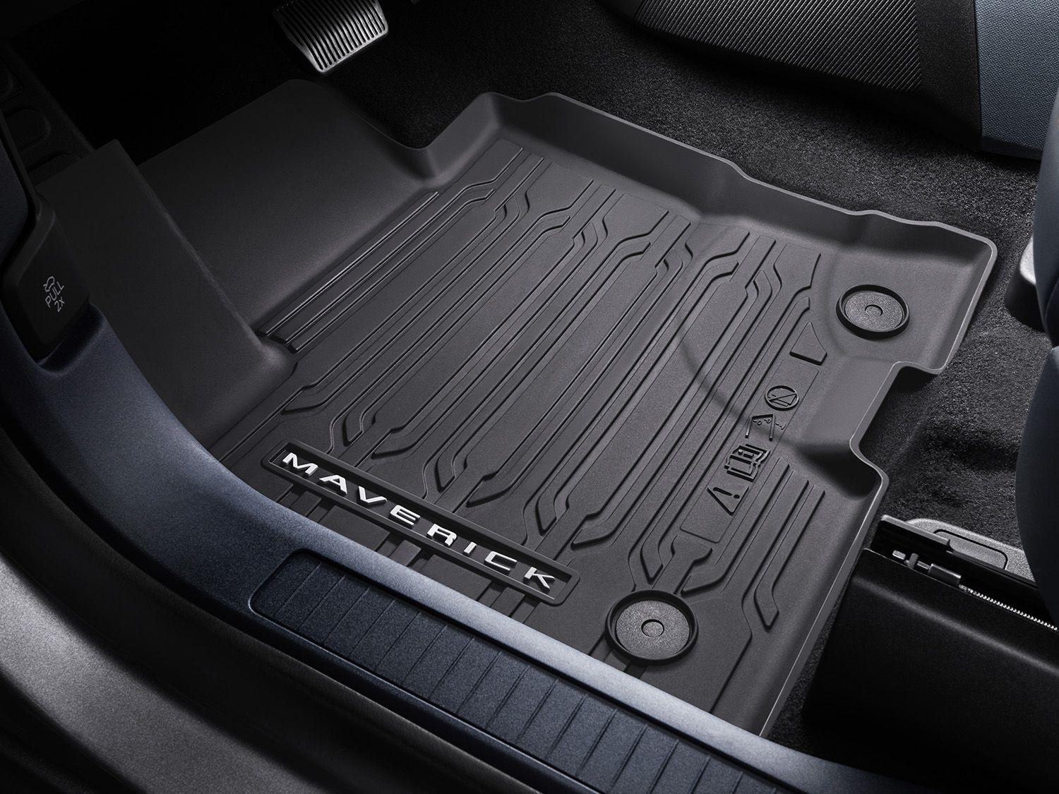 Ford Maverick FORD ACCESSORIES Parts & Website for 2022 Maverick Officially Launches 🚀 Maverick Floor Liners - All-Weather Tray Style, Set, Crew Cab - HEV