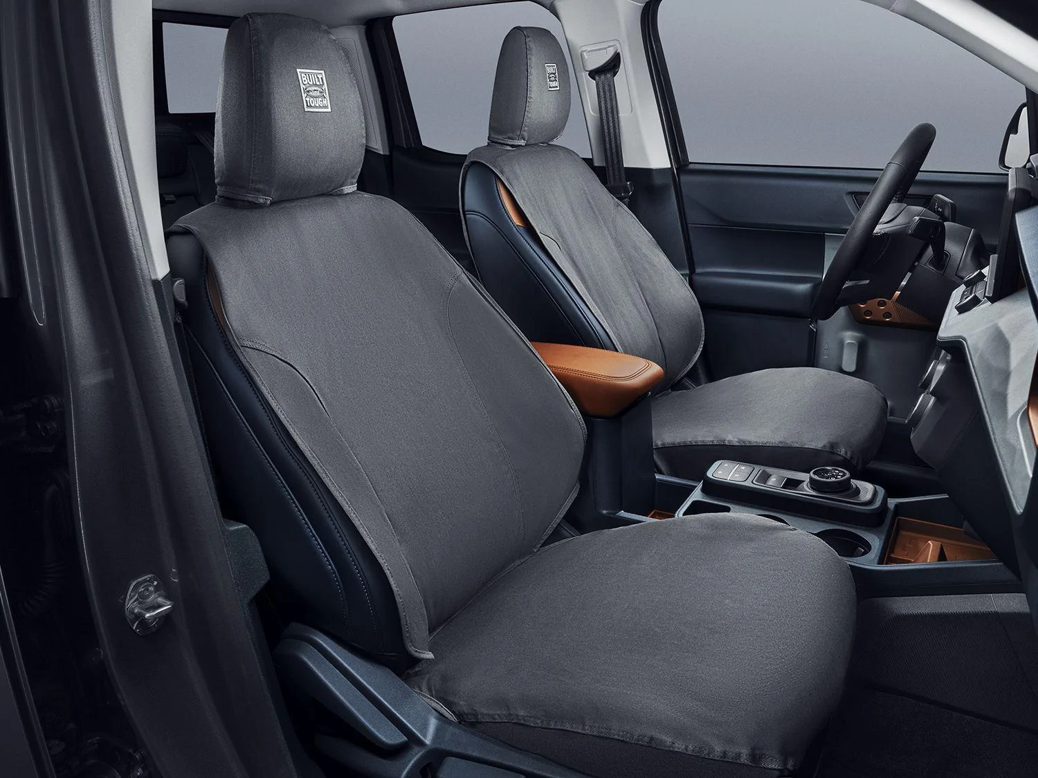 Ford Maverick FORD ACCESSORIES Parts & Website for 2022 Maverick Officially Launches 🚀 Maverick Seat Savers - Carhartt by Covercraft, Front, Gravel