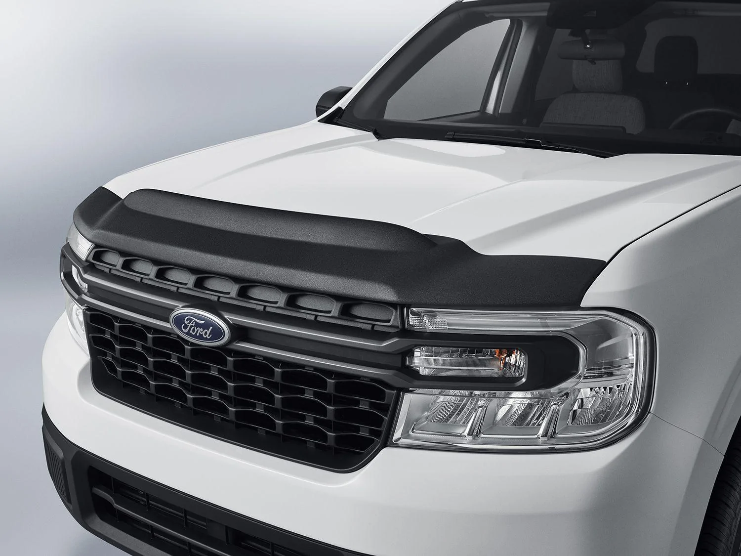 Ford Maverick FORD ACCESSORIES Parts & Website for 2022 Maverick Officially Launches 🚀 2022 ford maverick Hood Protectors - Aeroskin II by Lund, Black Textured