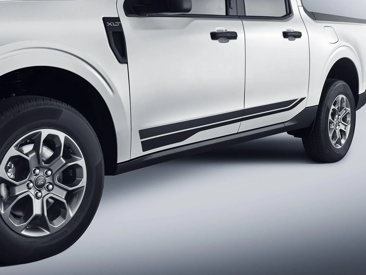 Ford Maverick FORD ACCESSORIES Parts & Website for 2022 Maverick Officially Launches 🚀 2022 ford maverick Sport Stripes - 4-Piece by Visco, Matte Black