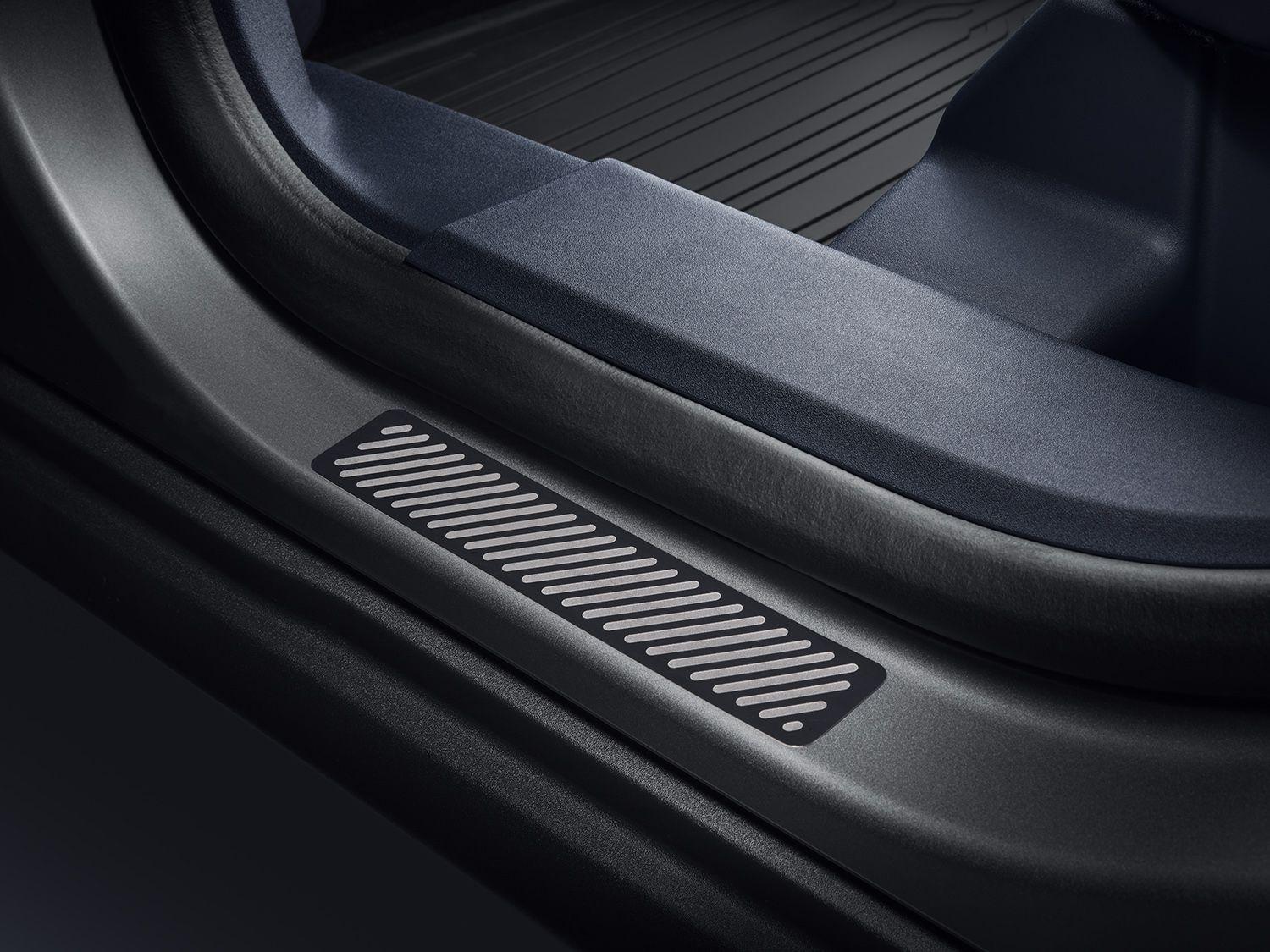 Ford Maverick FORD ACCESSORIES Parts & Website for 2022 Maverick Officially Launches 🚀 2022 Ford Maverick Door Sill Plate - 4 Piece Set - Black Platinum by Putco rear