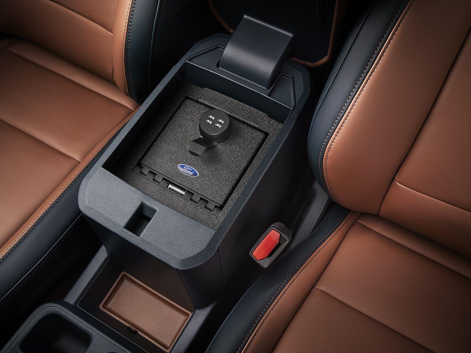 Ford Maverick FORD ACCESSORIES Parts & Website for 2022 Maverick Officially Launches 🚀 2022 ford maverick In-Vehicle Safe by Console Vault - Front Console