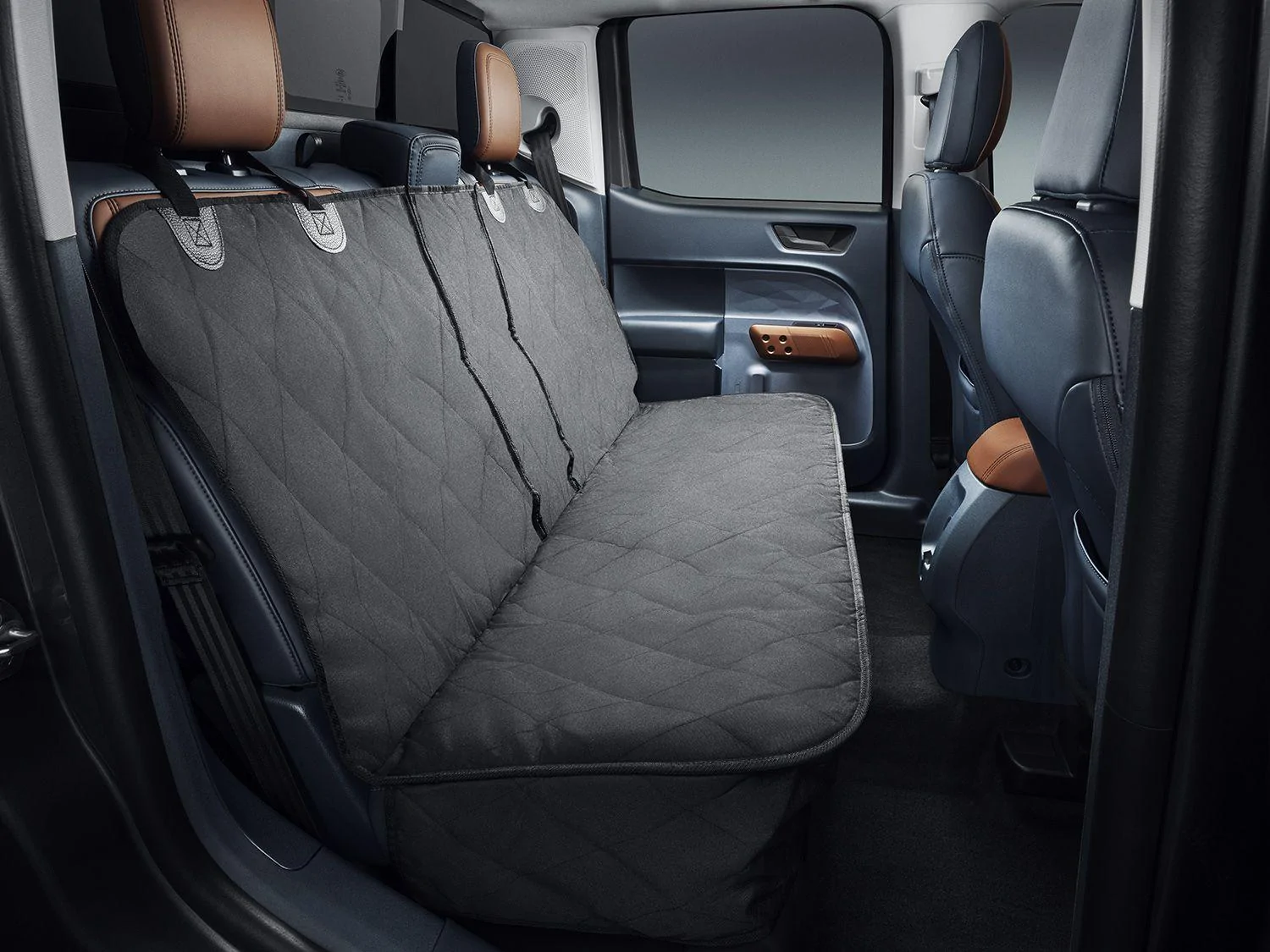 Ford Maverick FORD ACCESSORIES Parts & Website for 2022 Maverick Officially Launches 🚀 2022 ford maverick Seat Covers - Pet Rear by 4Knines , Charcoal