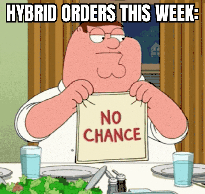 Ford Maverick Hybrid Maverick orders will not be scheduled until further notice - per dealer bulletin GifMeme09561112092021