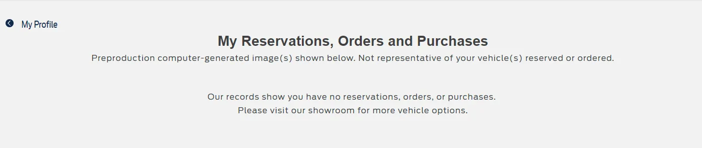 Ford Maverick Order tracker not showing on Ford account 1631469057876