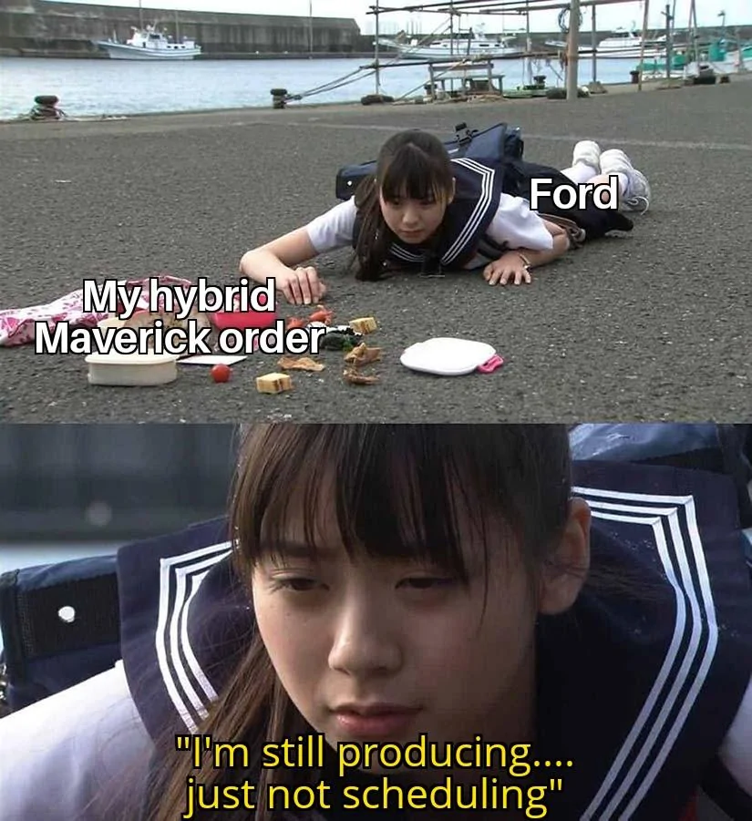 Ford Maverick Maverick Memes -  fun diversion while we wait [ ** NO POLITICS ** ] Schoolgirl Spilling Her Lunch 12092021190217