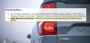 Ford Maverick Are the Maverick Lariat ActiveX seats perforated? 2022-maverick-hybrid-retail-orders-scheduling-9-13-2021-mavericktruckclub-1024x644