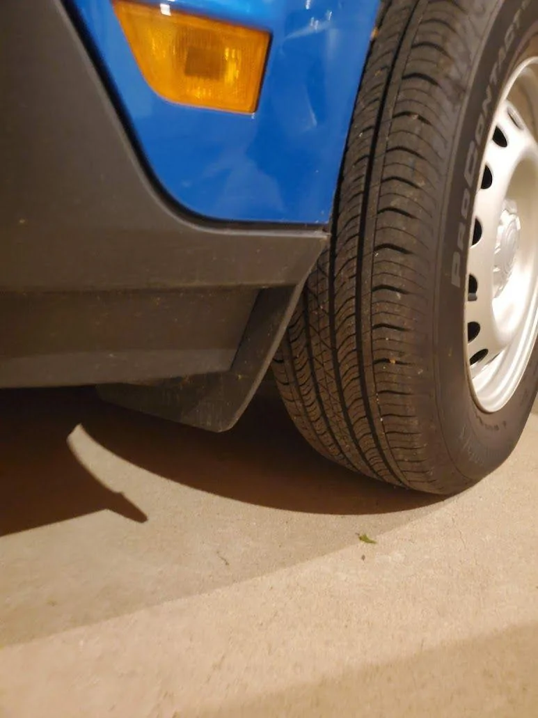 Ford Maverick What is the purpose of the small flaps just forward of front tires? t1