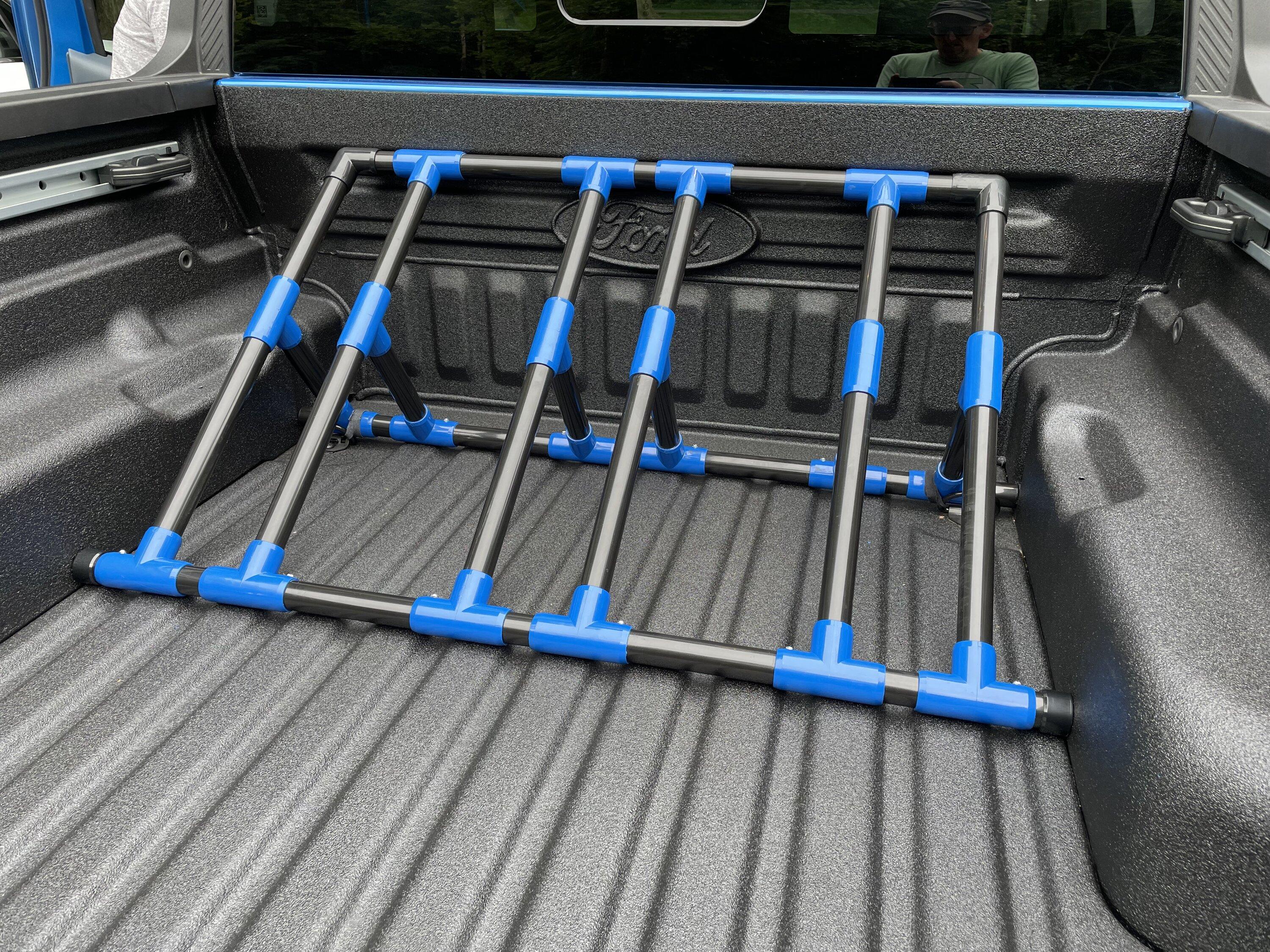 Ford Maverick DIY FORMUFIT PVC Fat-Tire Bike Rack 2022-07-31 10.19.03