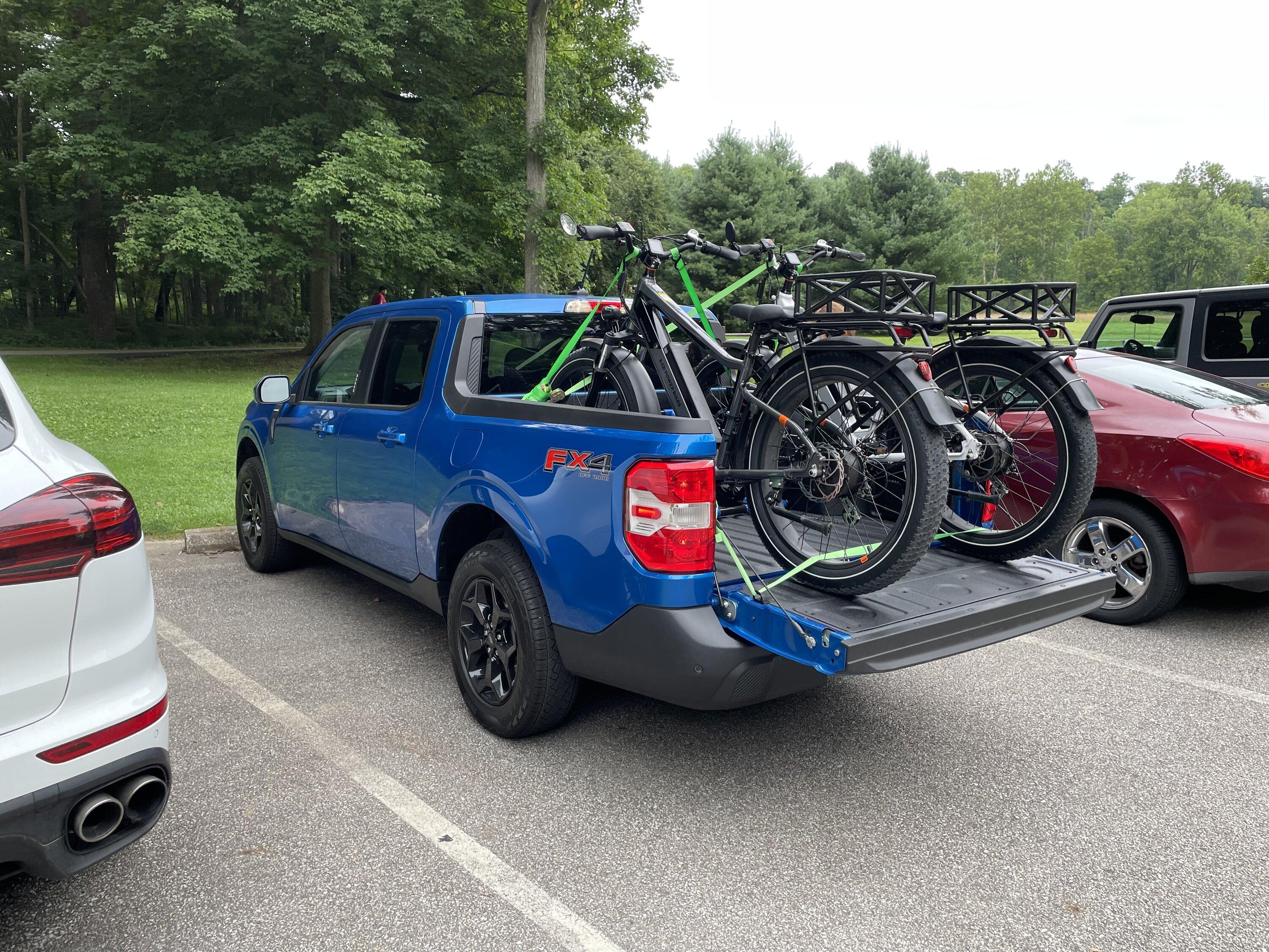 Ford Maverick DIY FORMUFIT PVC Fat-Tire Bike Rack 2022-07-31 10.14.25