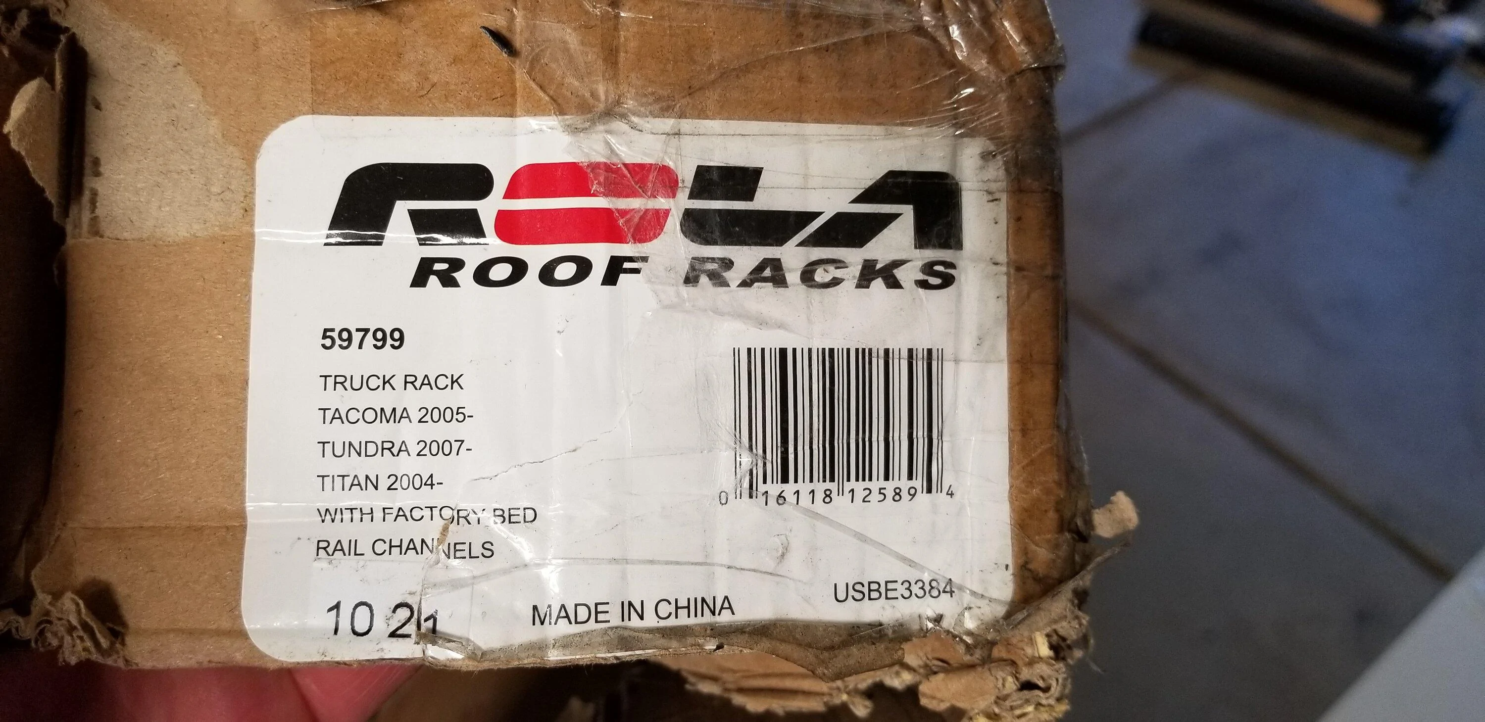 Ford Maverick ROLA Bed Rack Modified to Fit Maverick 20220714_162810