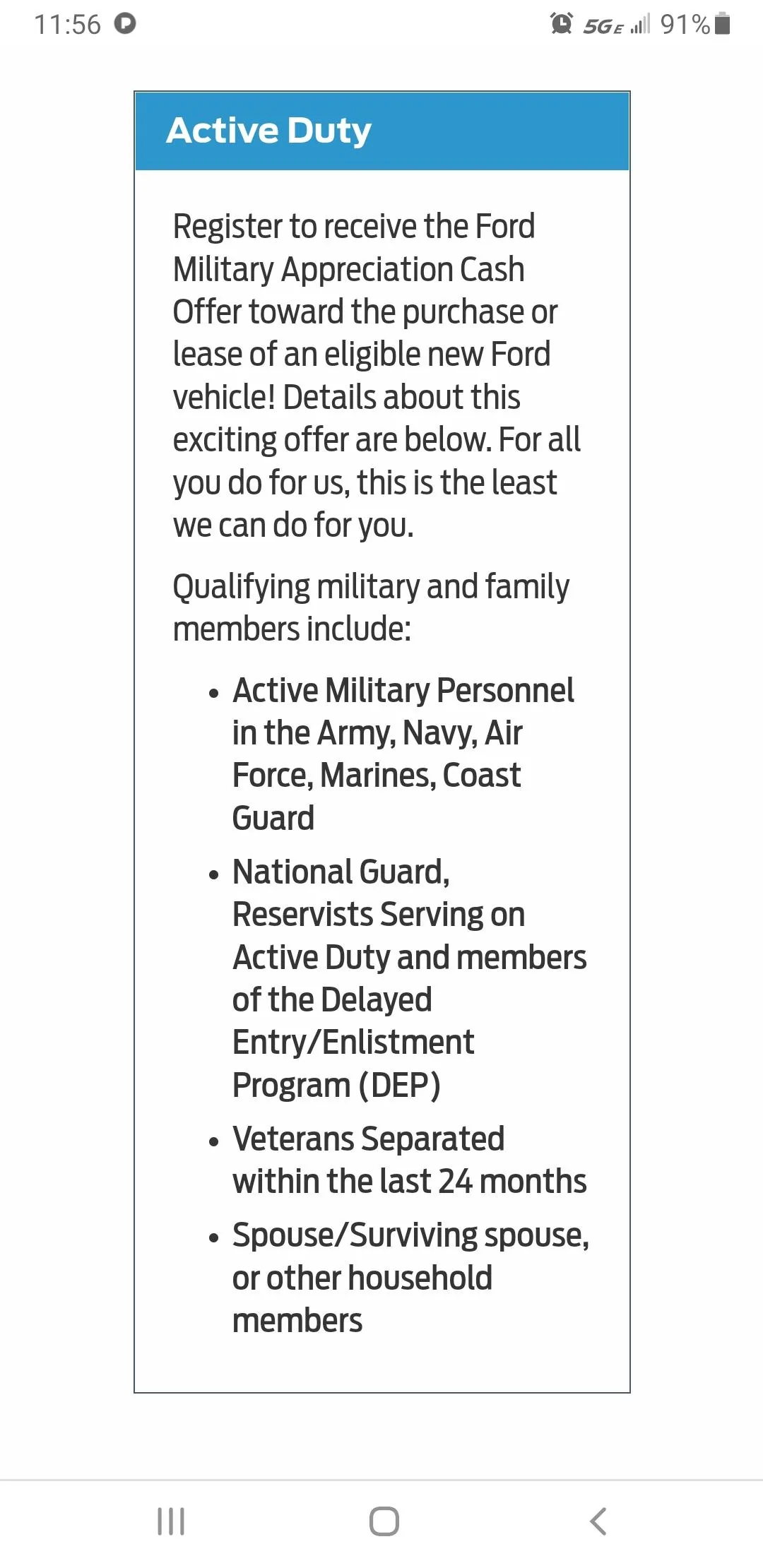 Ford Maverick Ford military recognition has changed? Screenshot_20220804-115632_Chrom