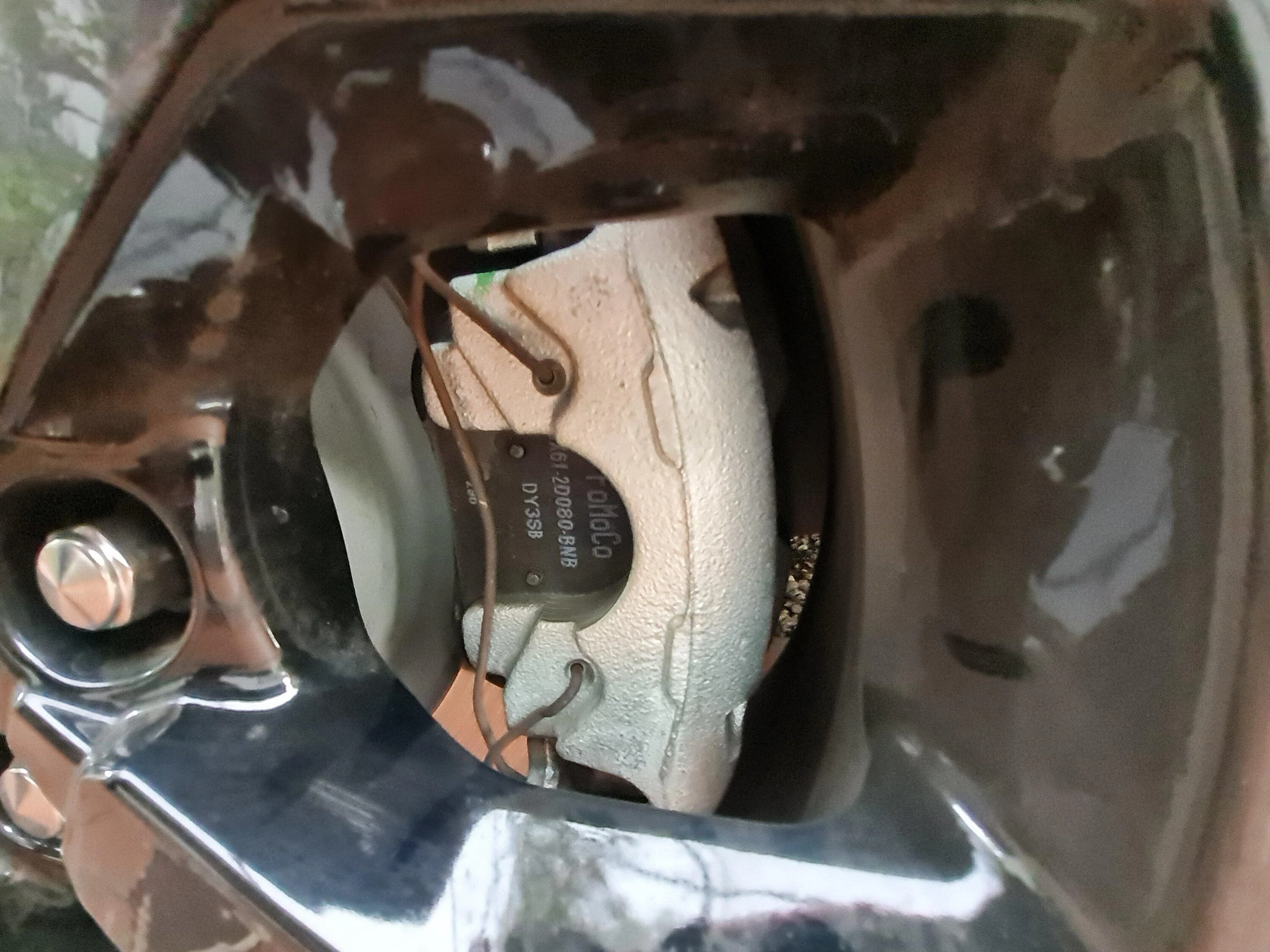 Ford Maverick Rattle noise coming from front right wheel- potential issue of caliper's failure 20220804_105338[1]