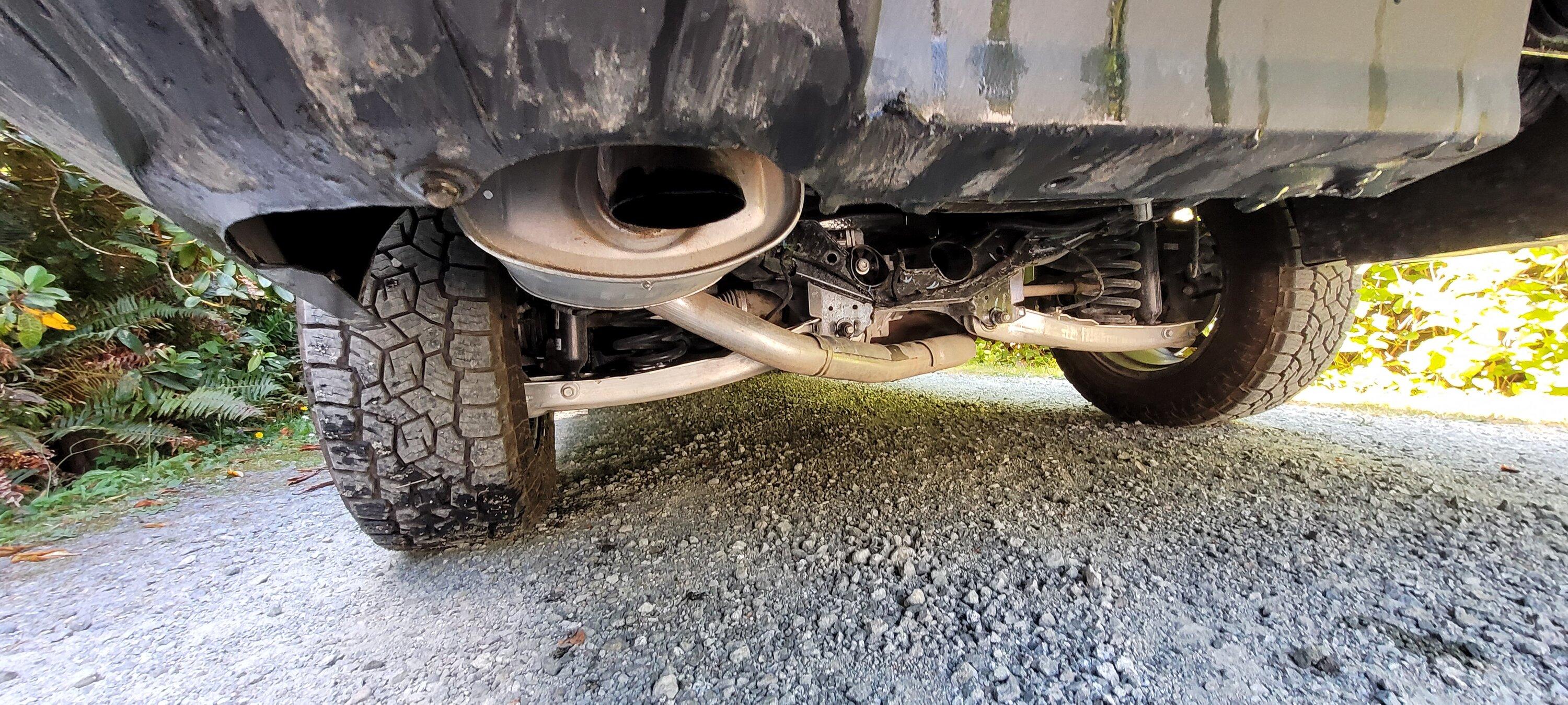 Ford Maverick Off road ground clearance 20220803_132154
