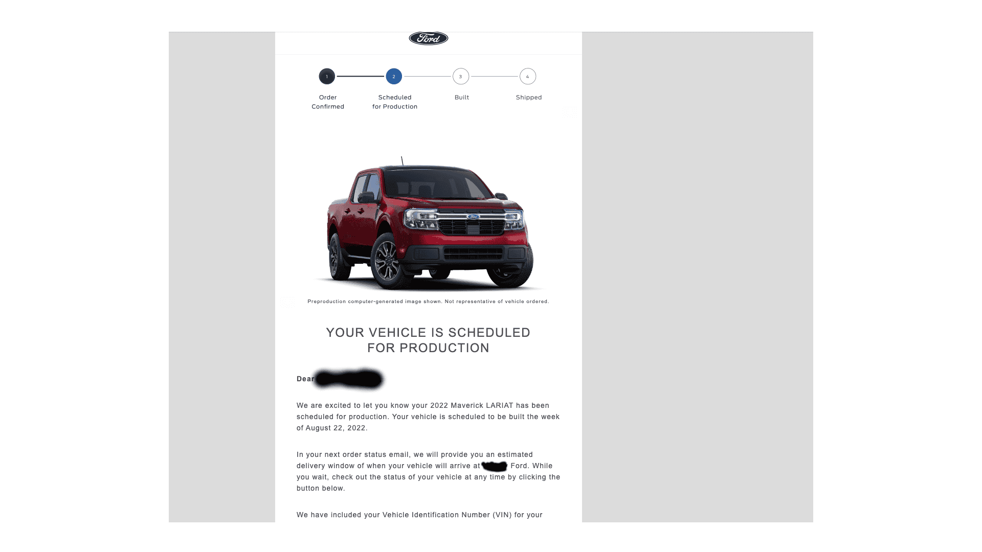 Ford Maverick August 22nd Build Emails went out around 12 CST today mav1steditionsched