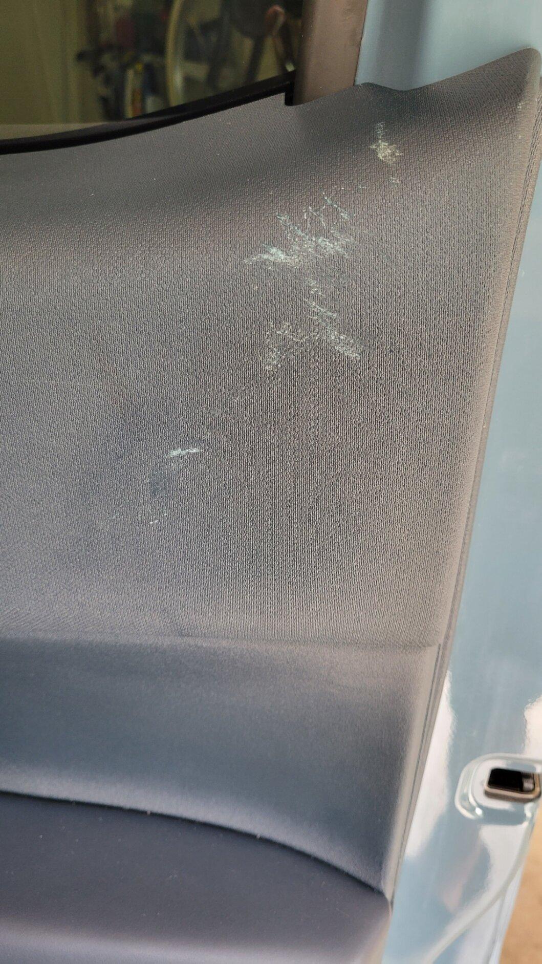 Ford Maverick Interior scratch/damage 20220805_142334